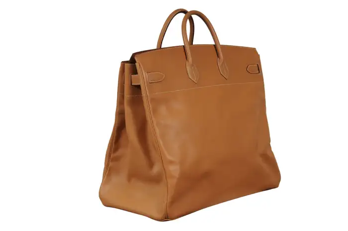 Hermes Haut à Courroies HAC 50 Birkin Courchevel Gold Hardware Tan Duffle 2 Hermes Haut à Courroies HAC 50 Birkin Courchevel Gold Hardware Tan Duffle - Image 2