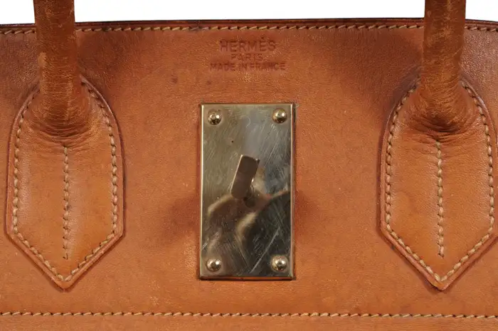 Hermes Haut à Courroies Hac 50 Birkin Natural Tan Brass Hardware Travel 3 Hermes Haut à Courroies Hac 50 Birkin Natural Tan Brass Hardware Travel - Image 3