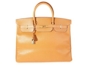 Hermès Hermes Natural Ardennes Birkin 40 Ghw Brown