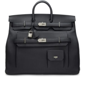 Limited Edition Caban Togo Multipockets HAC Birkin 50 Palladium Hardware (2)