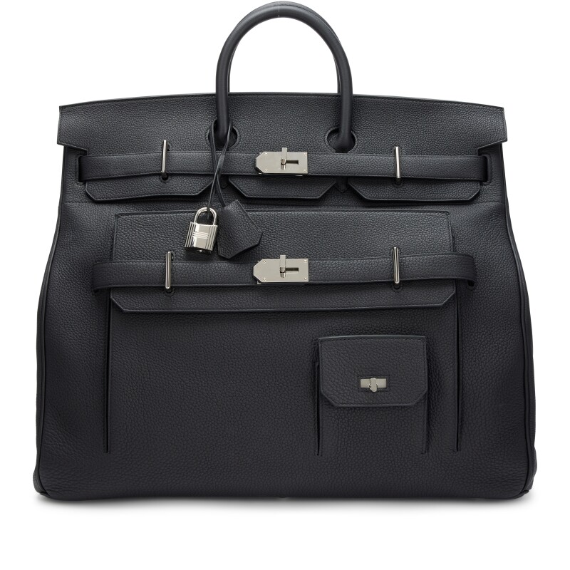 Limited Edition Caban Togo Multipockets HAC Birkin 50 Palladium Hardware 1 Limited Edition Caban Togo Multipockets HAC Birkin 50 Palladium Hardware (2)