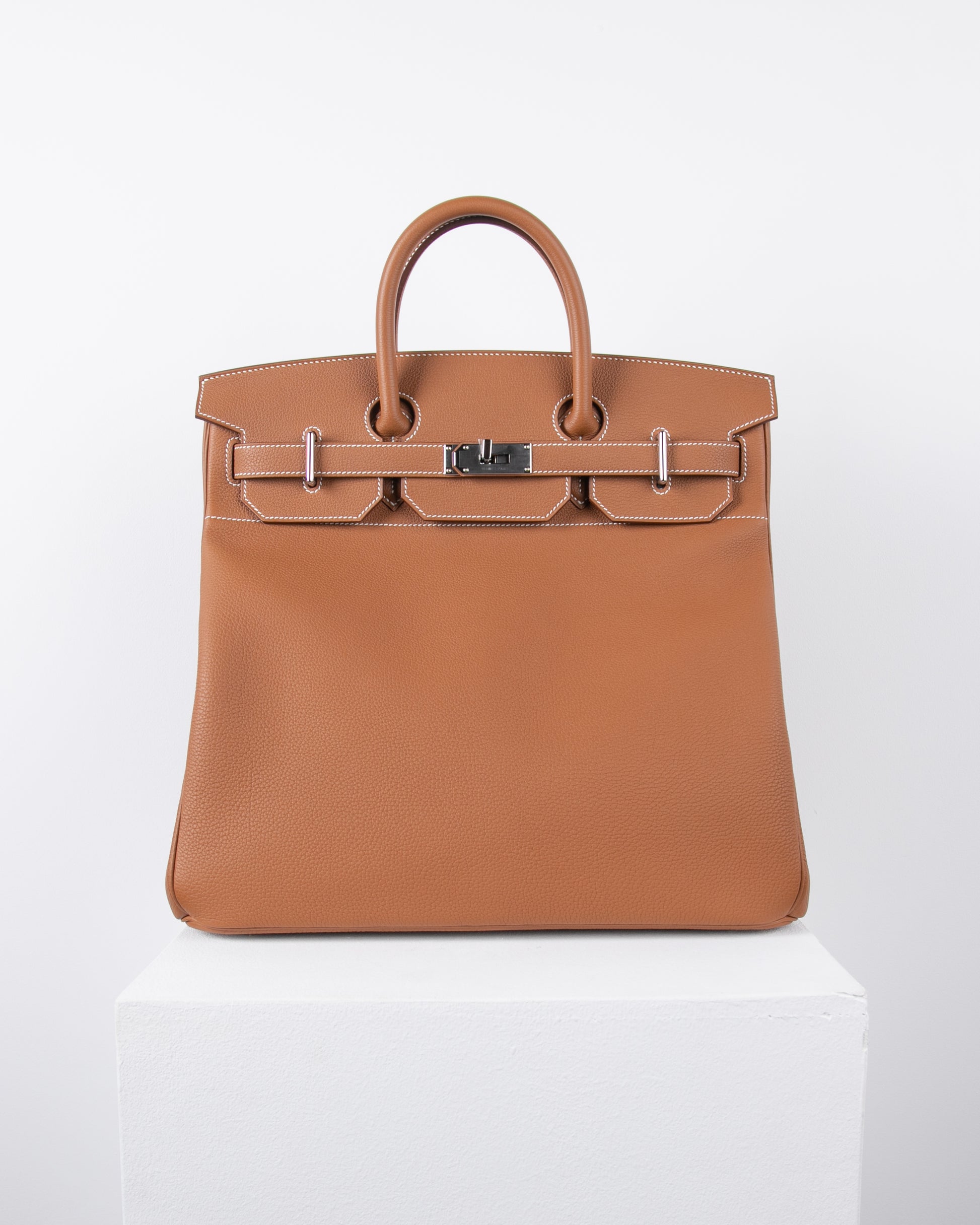 HAC Birkin 40 in Gold Togo with Palladium Hardware 1 HAC Birkin 40 in Gold Togo with Palladium Hardware