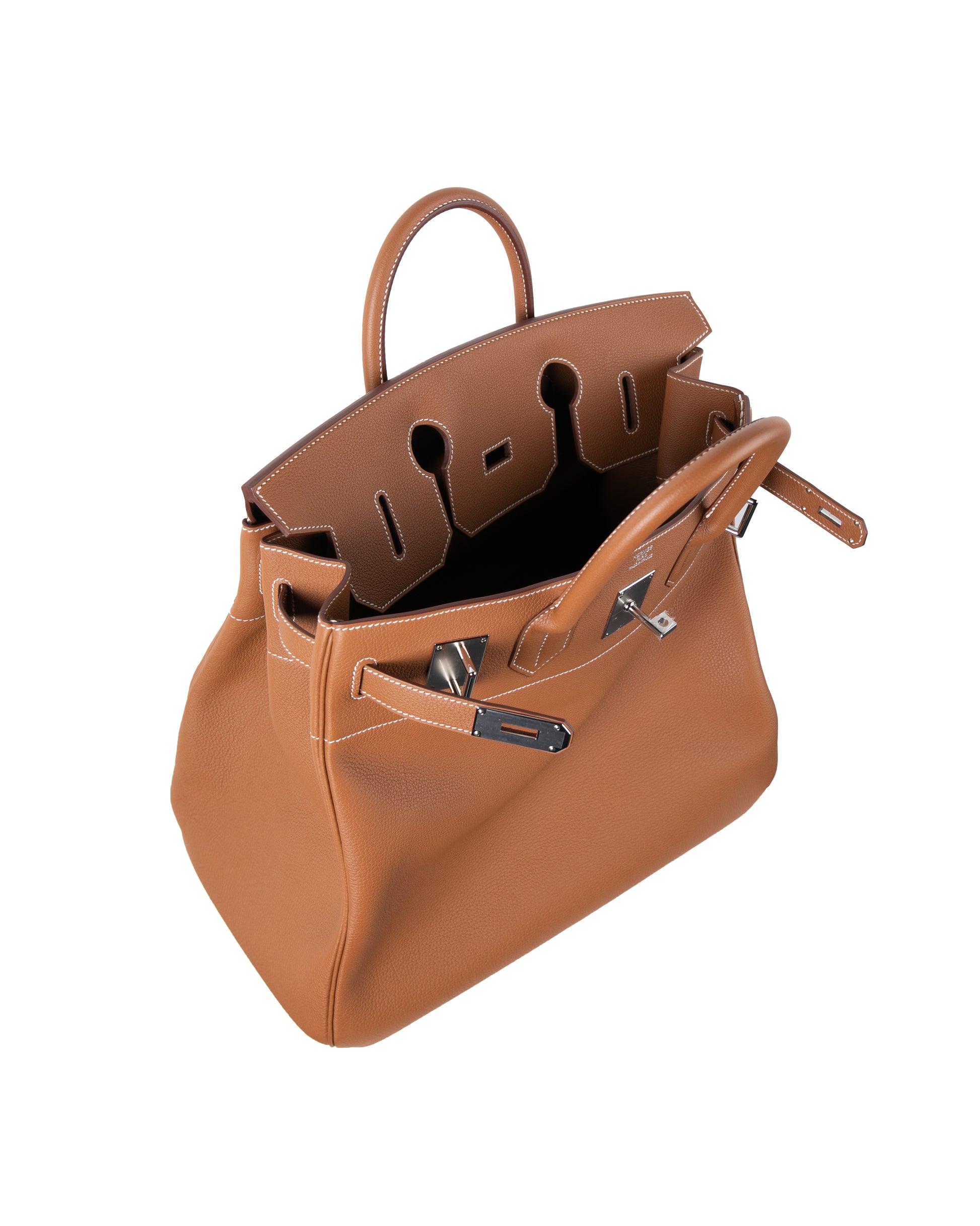 HAC Birkin 40 in Gold Togo with Palladium Hardware 5 HAC Birkin 40 in Gold Togo with Palladium Hardware - Image 5