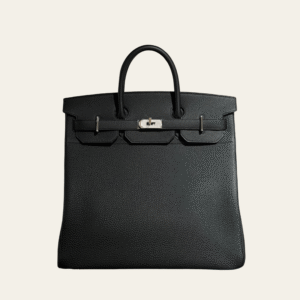 Hermès Noir HAC Birkin 40 Togo Palladium Hardware