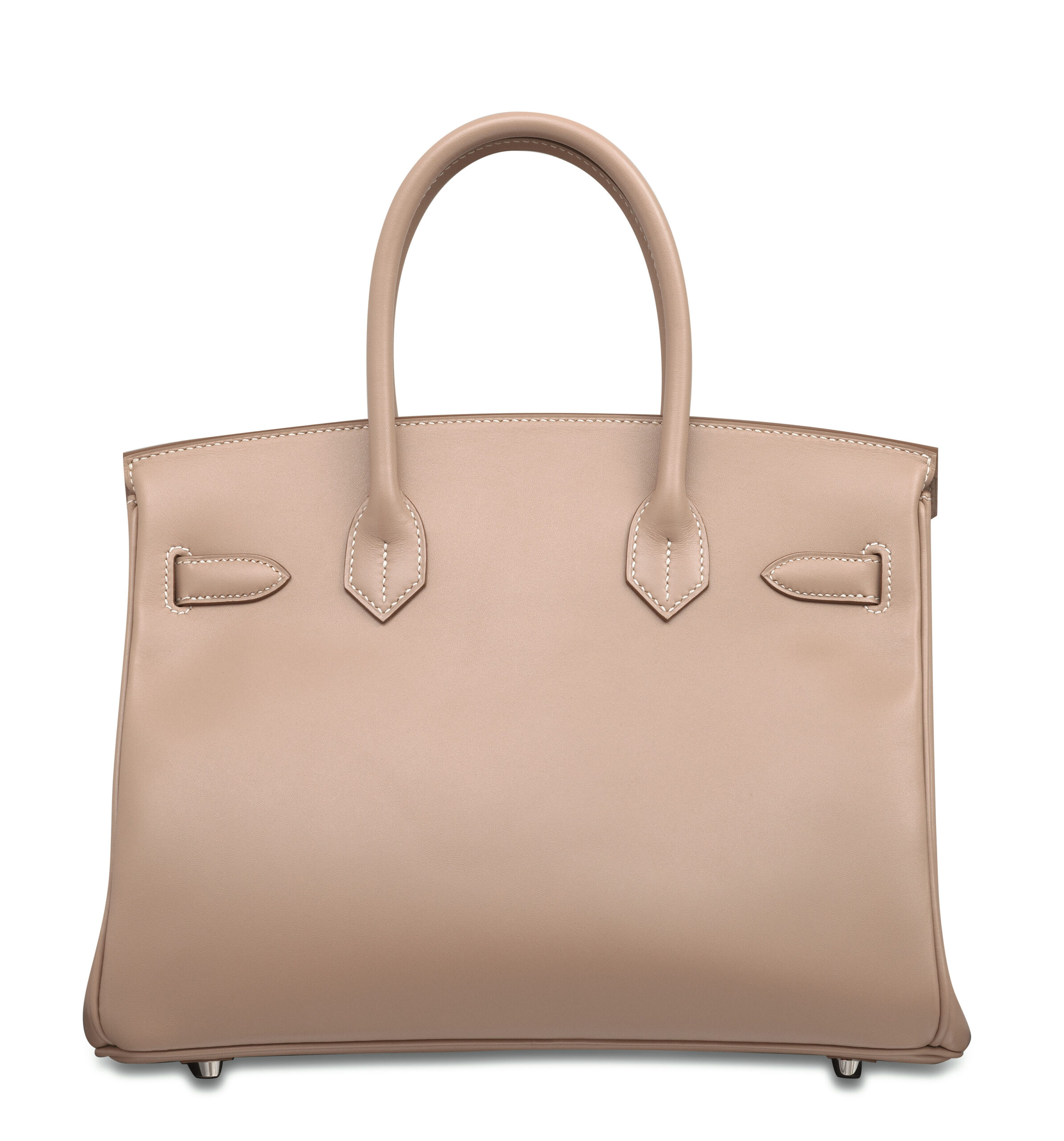 A LIMITED EDITION ARGILE TADELAKT LEATHER BIRKIN 30 BAG WITH GUILLOCHÉ PALLADIUM HARDWARE - Image 5