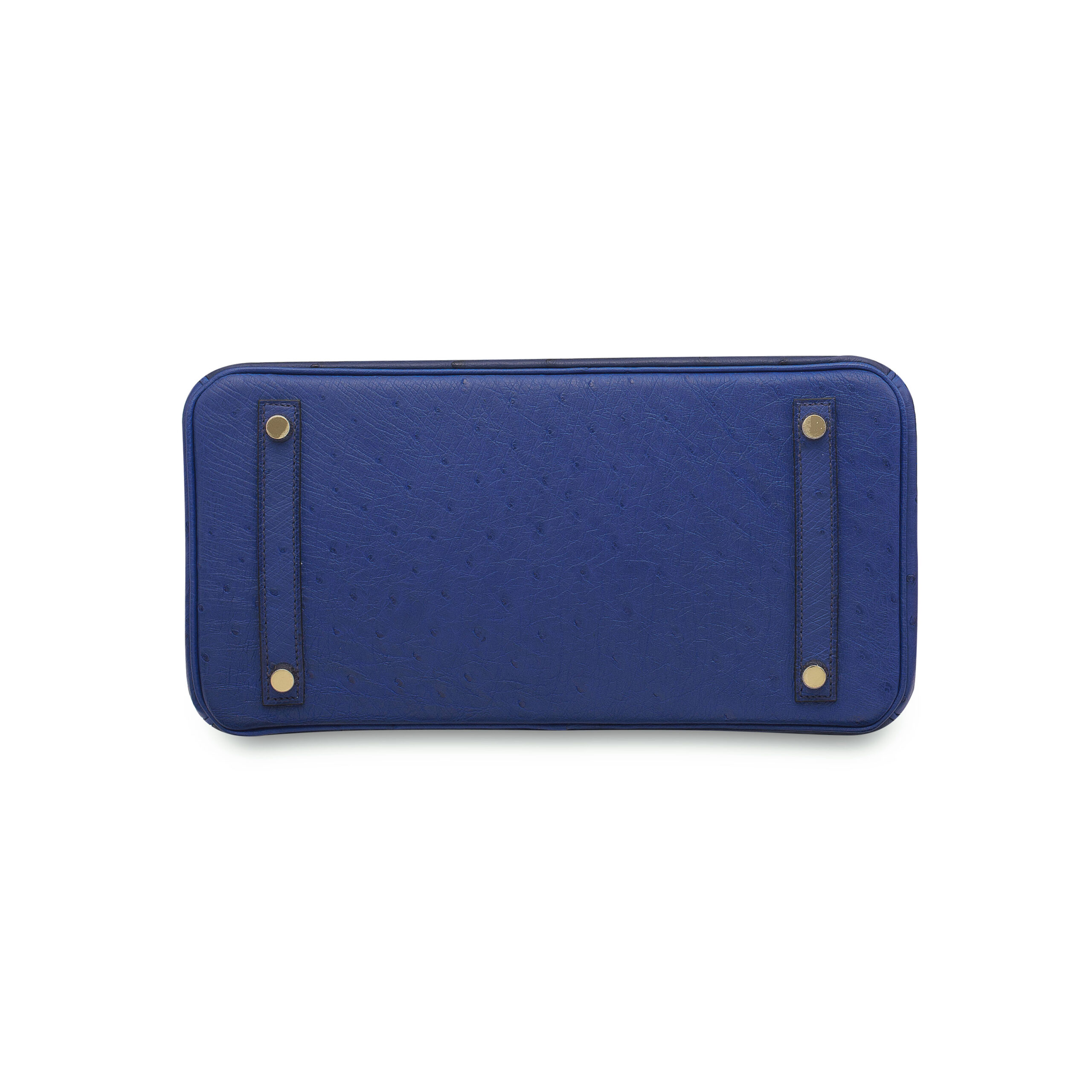 A LIMITED EDITION BLEU SAPHIR, BLEU IRIS & BLEU DE MALTE OSTRICH GHILLIES BIRKIN 30 WITH PERMABRASS HARDWARE - Image 4