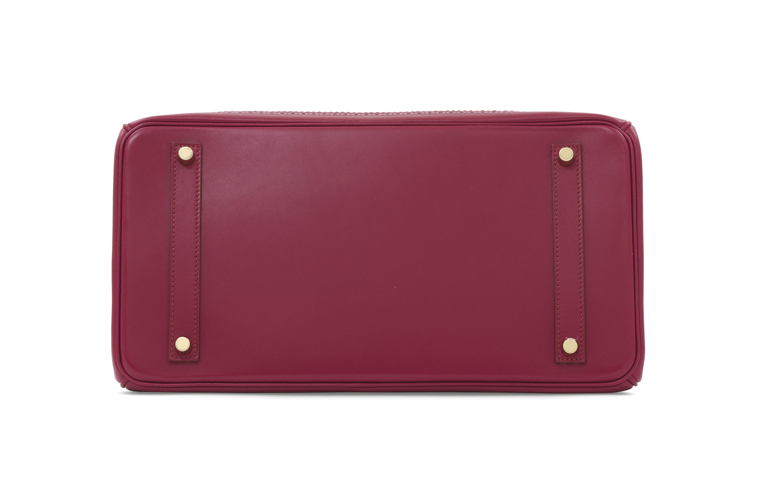 A LIMITED EDITION RUBIS TADELAKT LEATHER GHILLIES BIRKIN 35 WITH PERMABRASS HARDWARE 5 A LIMITED EDITION RUBIS TADELAKT LEATHER GHILLIES BIRKIN 35 WITH PERMABRASS HARDWARE - Image 5