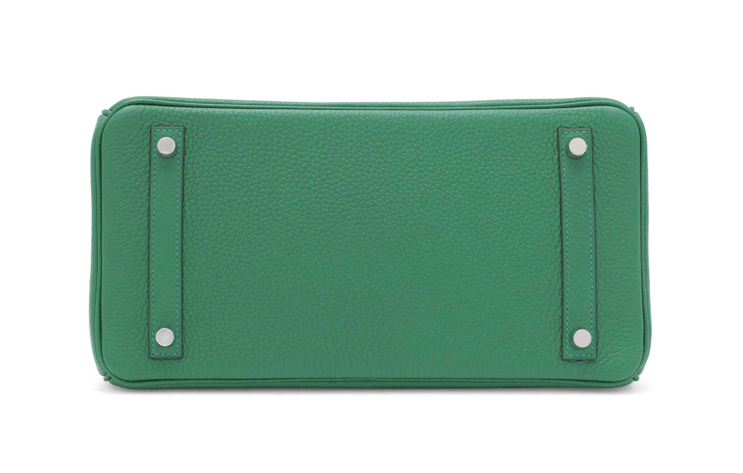 A LIMITED EDITION VERT VERTIGO & VERT FONCÉ CLÉMENCE LEATHER VERSO BIRKIN 30 WITH PALLADIUM HARDWARE 5 A LIMITED EDITION VERT VERTIGO & VERT FONCÉ CLÉMENCE LEATHER VERSO BIRKIN 30 WITH PALLADIUM HARDWARE - Image 5