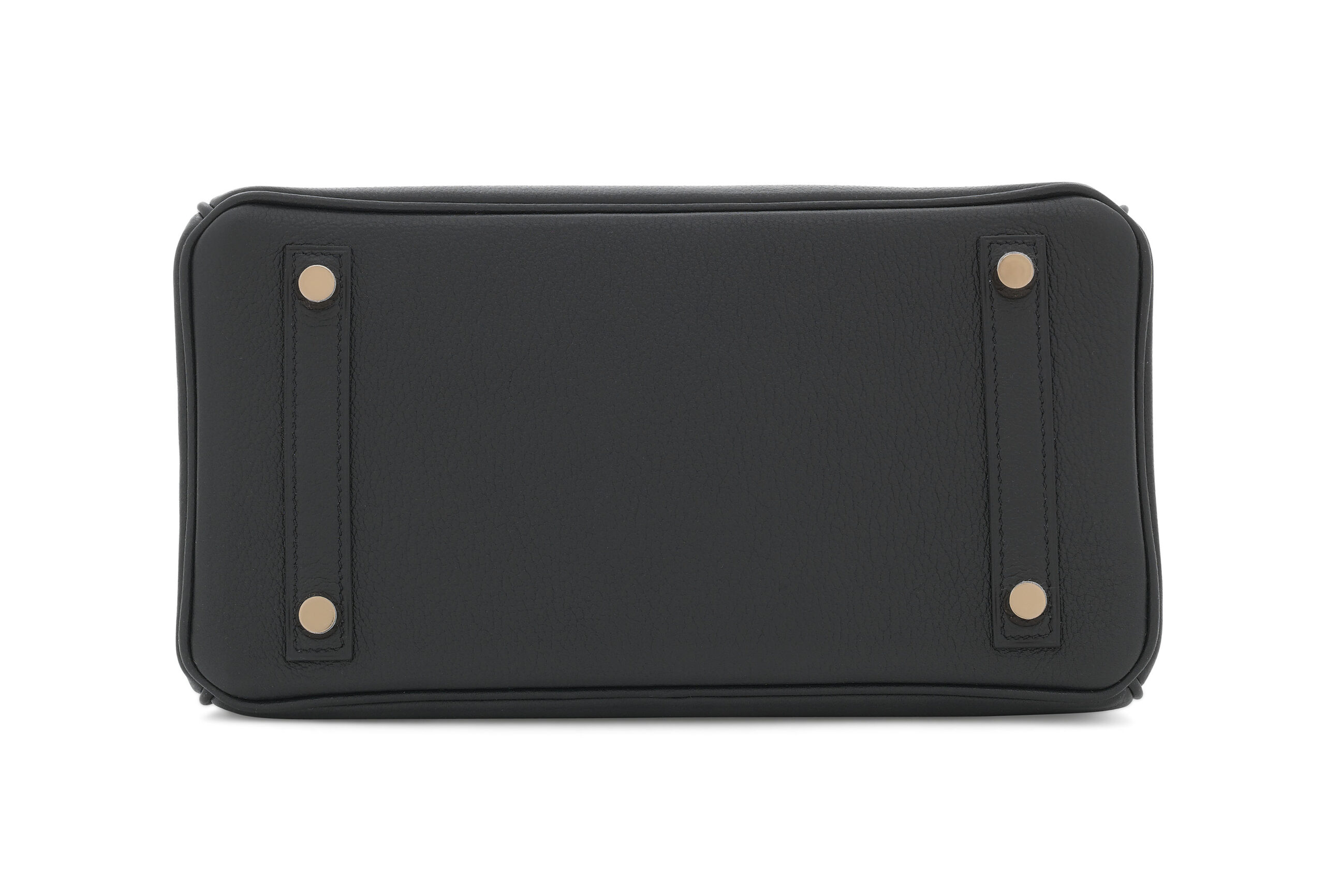 A LIMITED EDITION SHINY BLACK NILOTICUS CROCODILE & NOVILLO LEATHER TOUCH BIRKIN 25 WITH ROSE GOLD HARDWARE 5 A LIMITED EDITION SHINY BLACK NILOTICUS CROCODILE & NOVILLO LEATHER TOUCH BIRKIN 25 WITH ROSE GOLD HARDWARE - Image 5