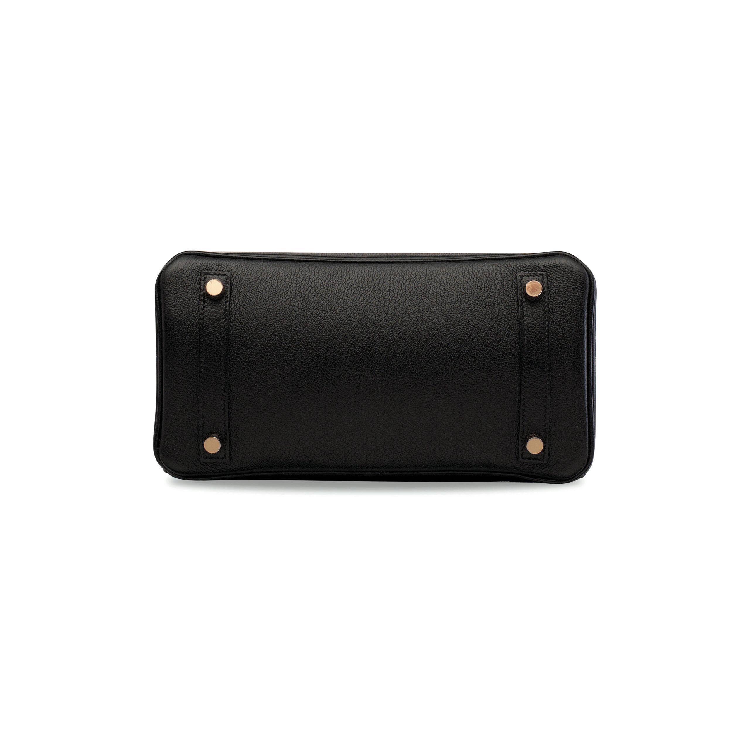 A LIMITED EDITION SHINY BLACK NILOTICUS CROCODILE & NOVILLO LEATHER TOUCH BIRKIN 25 WITH ROSE GOLD HARDWARE - Image 5