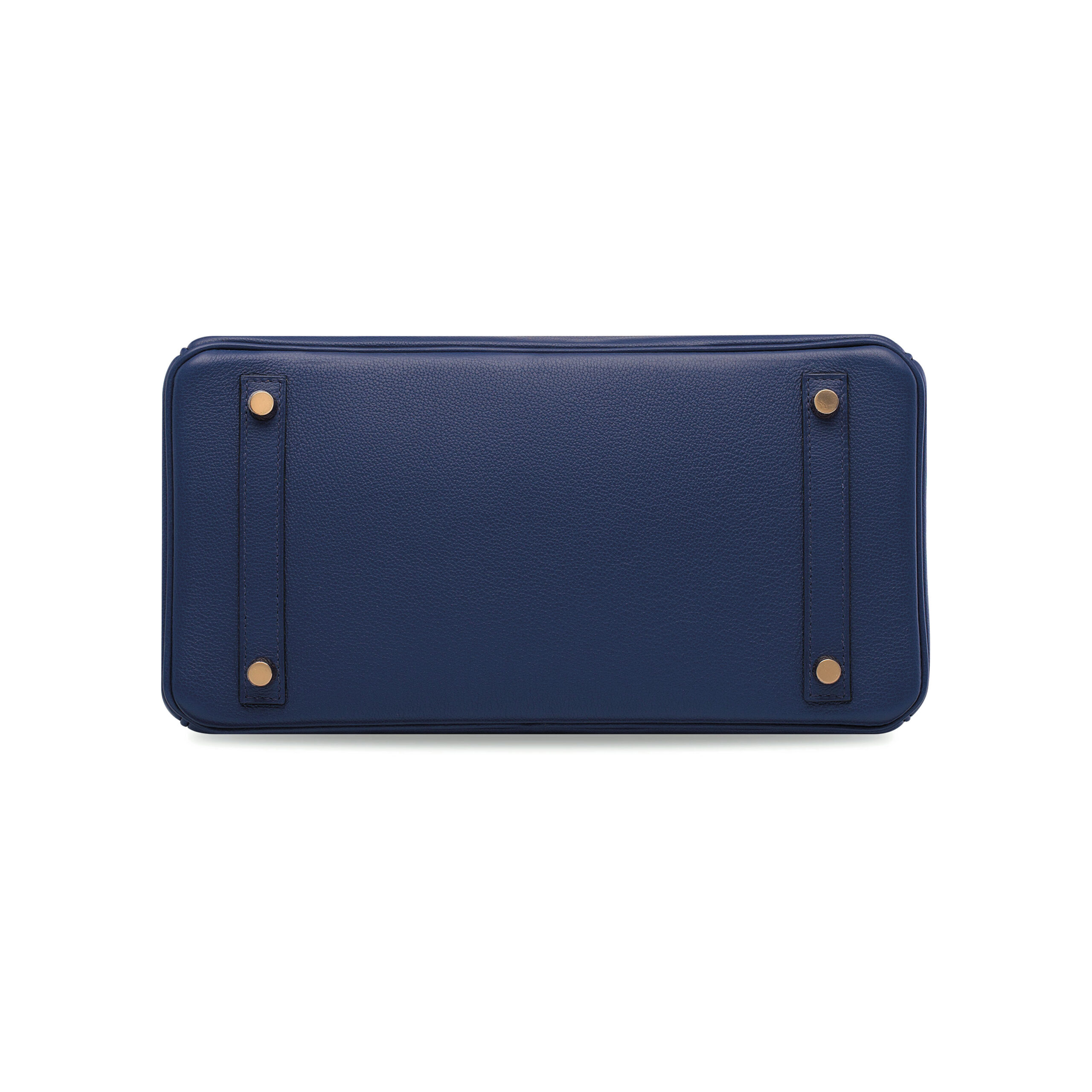 A LIMITED EDITION MATTE BLEU MARINE ALLIGATOR & BLEU SAPHIR NOVILLO LEATHER TOUCH BIRKIN 30 WITH ROSE GOLD HARDWARE - Image 4