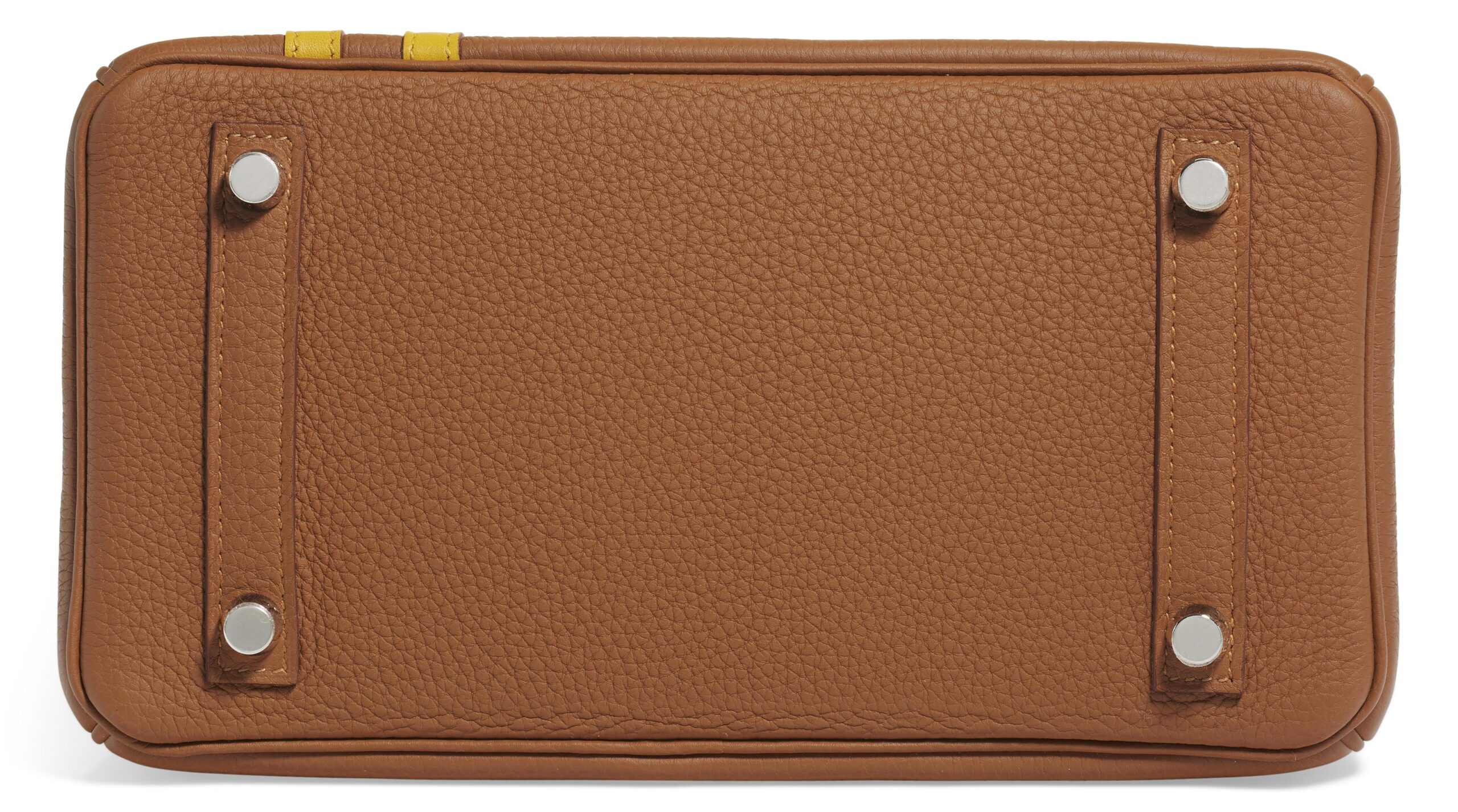 A LIMITED EDITION GOLD TOGO & AMBRE SWIFT LEATHER OFFICIER BIRKIN 25 WITH PALLADIUM HARDWARE 2 A LIMITED EDITION GOLD TOGO & AMBRE SWIFT LEATHER OFFICIER BIRKIN 25 WITH PALLADIUM HARDWARE