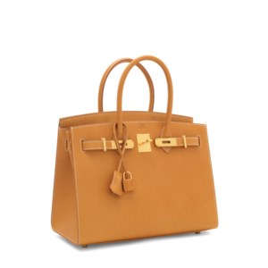 A LIMITED EDITION VACHE NATURELLE GRAINÉE LEATHER SELLIER BIRKIN 30 WITH GOLD HARDWARE 2 A LIMITED EDITION VACHE NATURELLE GRAINÉE LEATHER SELLIER BIRKIN 30 WITH GOLD HARDWARE - Image 2