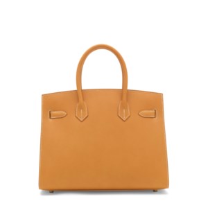 A LIMITED EDITION VACHE NATURELLE GRAINÉE LEATHER SELLIER BIRKIN 30 WITH GOLD HARDWARE 3 A LIMITED EDITION VACHE NATURELLE GRAINÉE LEATHER SELLIER BIRKIN 30 WITH GOLD HARDWARE - Image 3