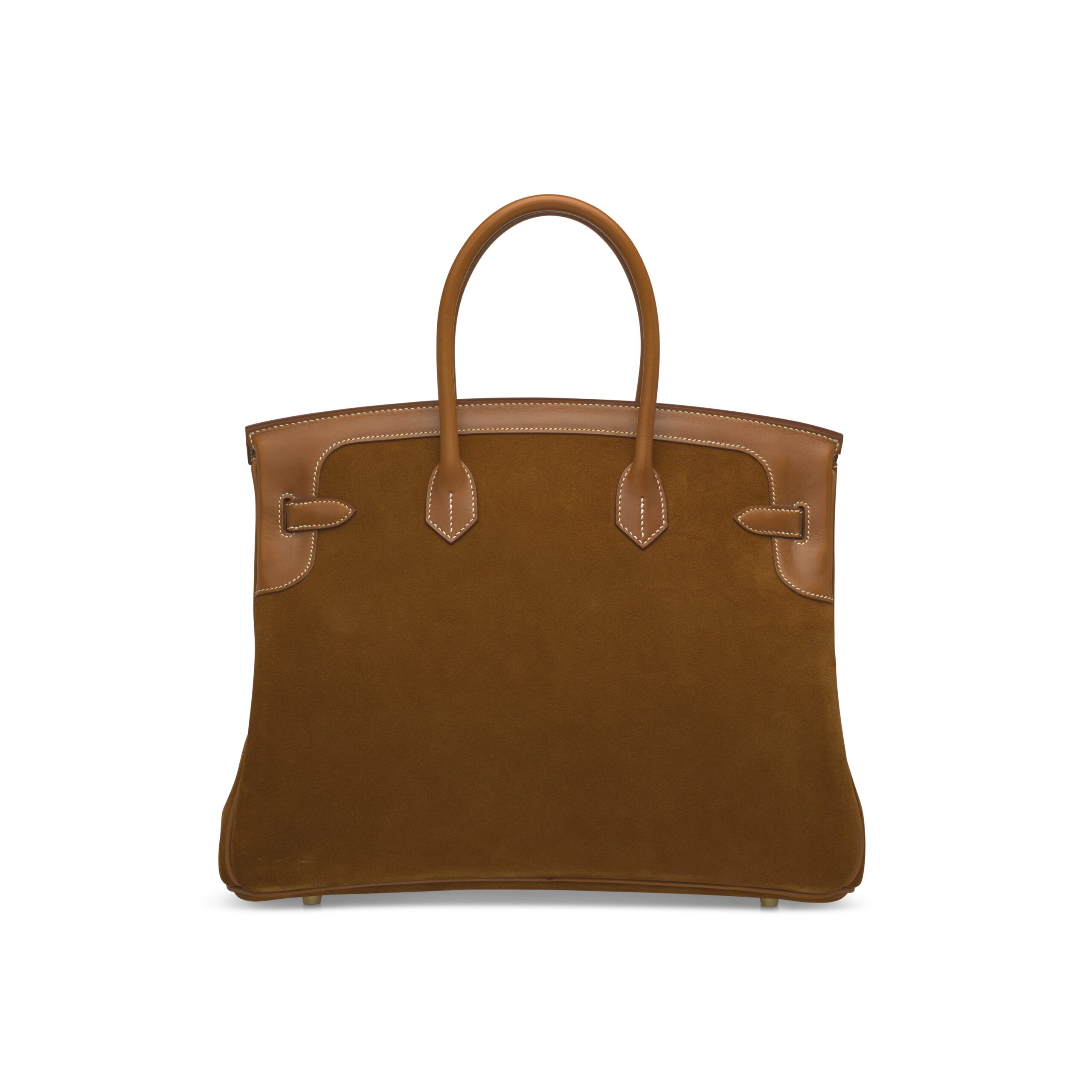 A LIMITED EDITION NATUREL BARÉNIA LEATHER & FAUVE VEAU DOBLIS GRIZZLY BIRKIN 35 WITH PERMABRASS HARDWARE 3 A LIMITED EDITION NATUREL BARÉNIA LEATHER & FAUVE VEAU DOBLIS GRIZZLY BIRKIN 35 WITH PERMABRASS HARDWARE - Image 3