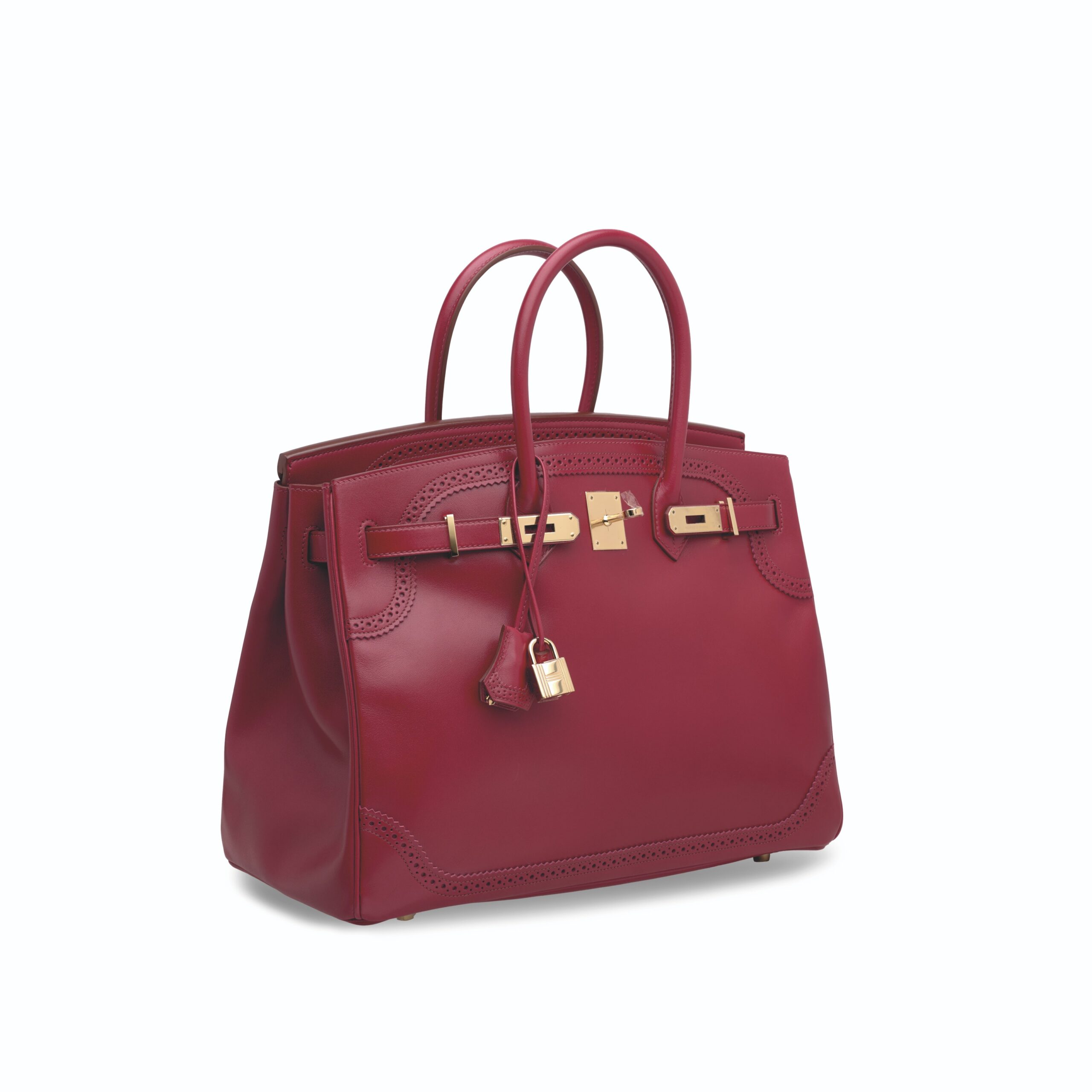 A LIMITED EDITION GOLD & AMBRE TOGO LEATHER OFFICIER BIRKIN 30 WITH PALLADIUM HARDWARE - Image 4