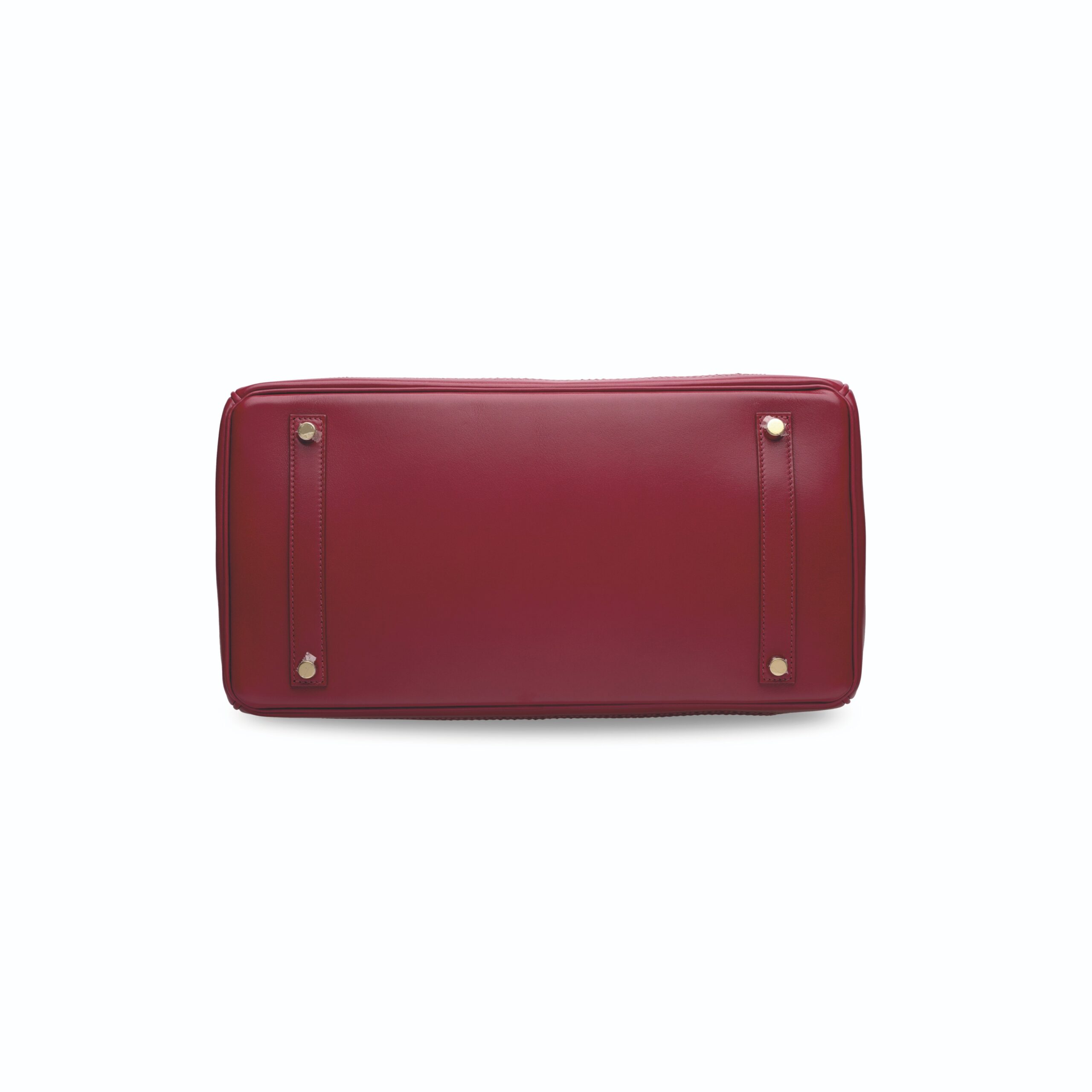 A LIMITED EDITION RUBIS TADELAKT LEATHER GHILLES BIRKIN 35 WITH PERMABRASS HARDWARE 6 A LIMITED EDITION RUBIS TADELAKT LEATHER GHILLES BIRKIN 35 WITH PERMABRASS HARDWARE - Image 6