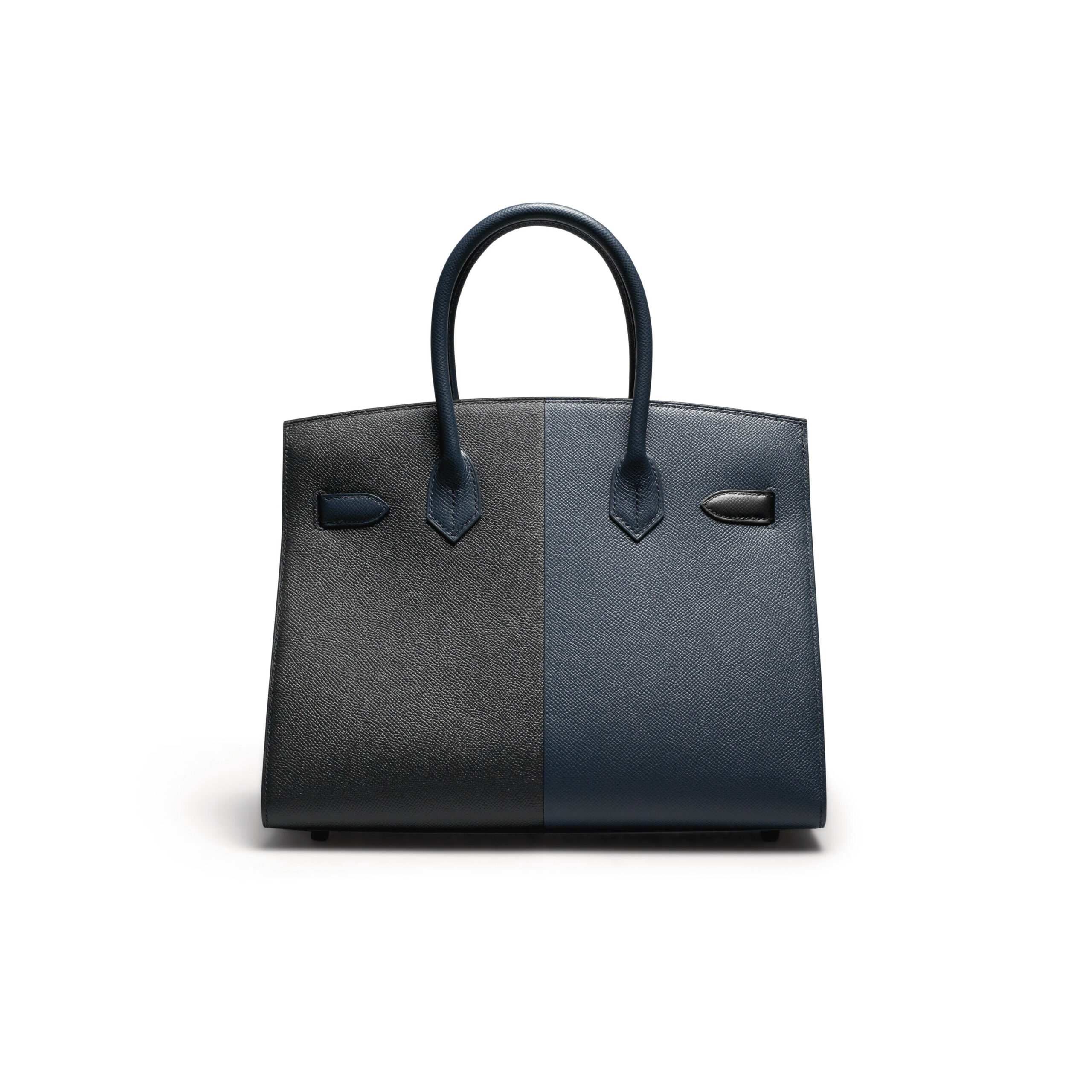 A LIMITED EDITION BLEU INDIGO, BLACK & BLEU FRIDA EPSOM LEATHER SELLIER CASAQUE BIRKIN 30 WITH GOLD HARDWARE 3 A LIMITED EDITION BLEU INDIGO, BLACK & BLEU FRIDA EPSOM LEATHER SELLIER CASAQUE BIRKIN 30 WITH GOLD HARDWARE - Image 3