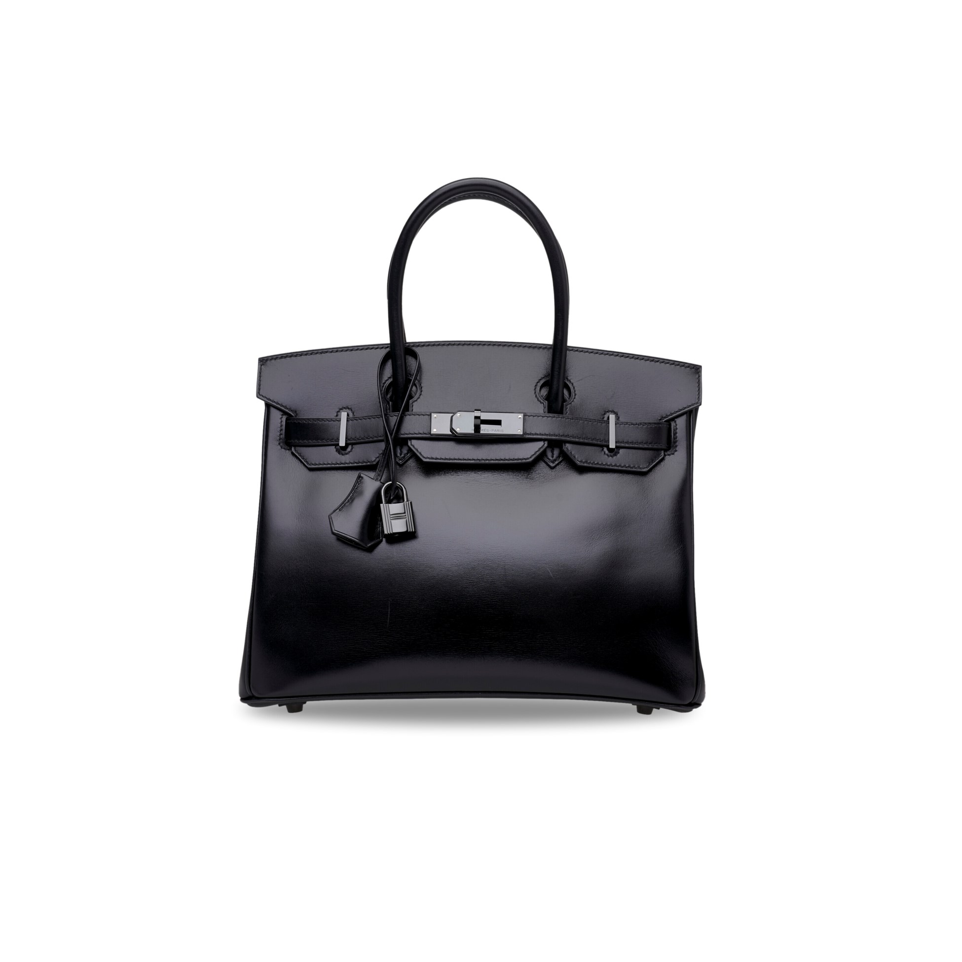 A LIMITED EDITION BLACK CALF BOX LEATHER SO BLACK BIRKIN 30 WITH BLACK PVD HARDWARE 1 A LIMITED EDITION BLACK CALF BOX LEATHER SO BLACK BIRKIN 30 WITH BLACK PVD HARDWARE