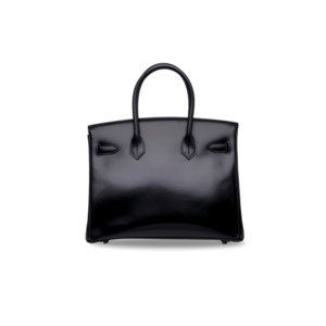 A LIMITED EDITION BLACK CALF BOX LEATHER SO BLACK BIRKIN 30 WITH BLACK PVD HARDWARE 3 A LIMITED EDITION BLACK CALF BOX LEATHER SO BLACK BIRKIN 30 WITH BLACK PVD HARDWARE - Image 3