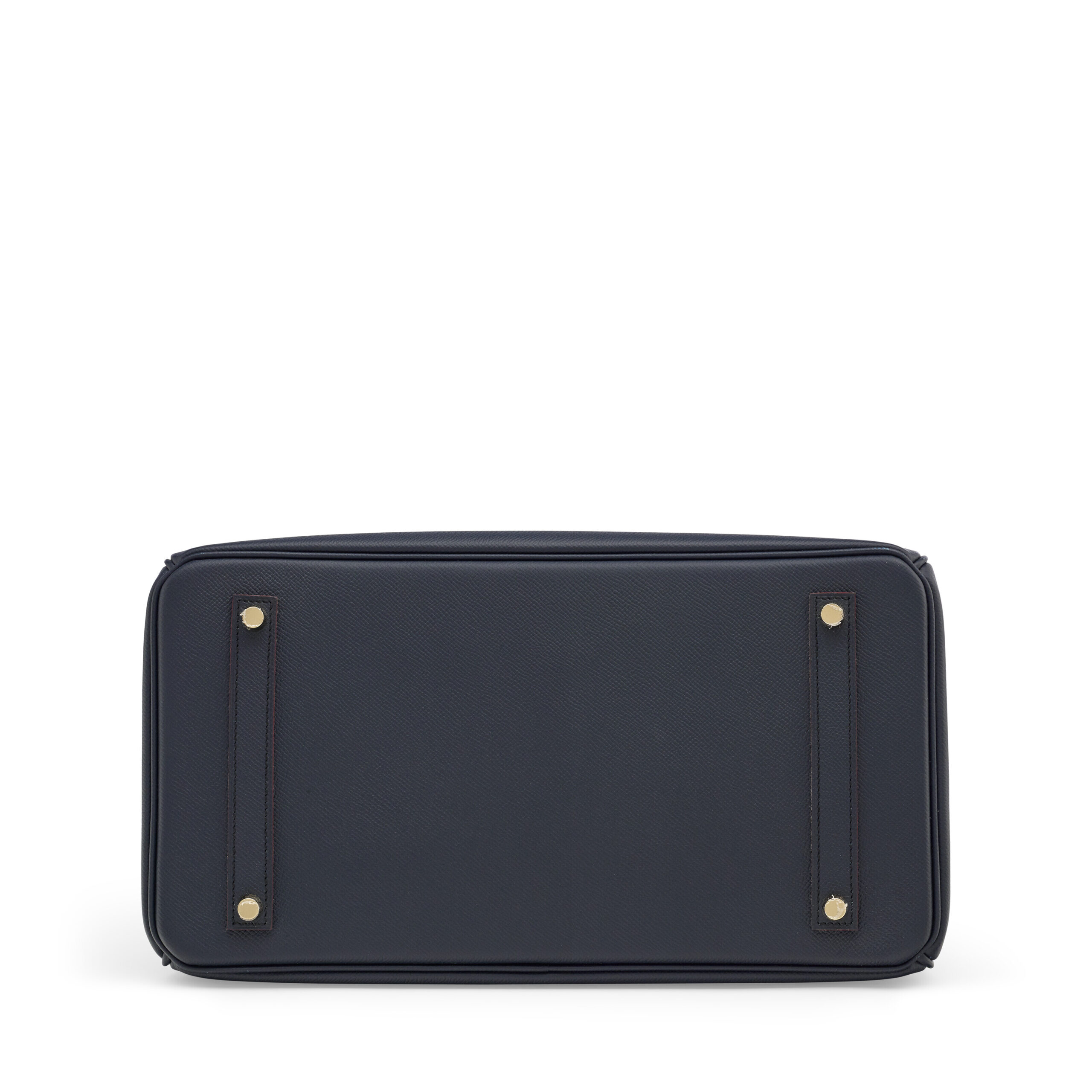 A LIMITED EDITION BLEU INDIGO & ROUGE H EPSOM LEATHER CONTOUR BIRKIN 35 WITH GOLD HARDWARE 4 A LIMITED EDITION BLEU INDIGO & ROUGE H EPSOM LEATHER CONTOUR BIRKIN 35 WITH GOLD HARDWARE - Image 4