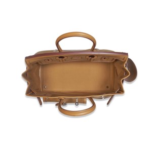 A LIMITED EDITION DESERT CANVAS & SESAME SWIFT LEATHER CARGO BIRKIN 35 WITH PALLADIUM HARDWARE - Image 4