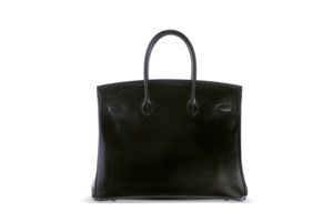 Limited Edition Black Box Calf Birkin 35 with Guilloché Palladium Hardware 3 Limited Edition Black Box Calf Birkin 35 with Guilloché Palladium Hardware - Image 3