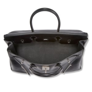A LIMITED EDITION BLACK CALF BOX LEATHER BIRKIN 35 WITH GUILLOCHÉ PALLADIUM HARDWARE 3 A LIMITED EDITION BLACK CALF BOX LEATHER BIRKIN 35 WITH GUILLOCHÉ PALLADIUM HARDWARE - Image 3