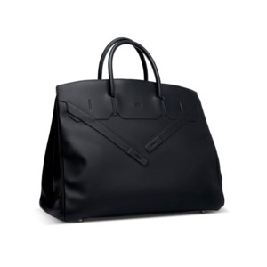 A LIMITED EDITION BLACK SWIFT LEATHER SHADOW BIRKIN 40 WITH PALLADIUM HARDWARE 2 A LIMITED EDITION BLACK SWIFT LEATHER SHADOW BIRKIN 40 WITH PALLADIUM HARDWARE - Image 2