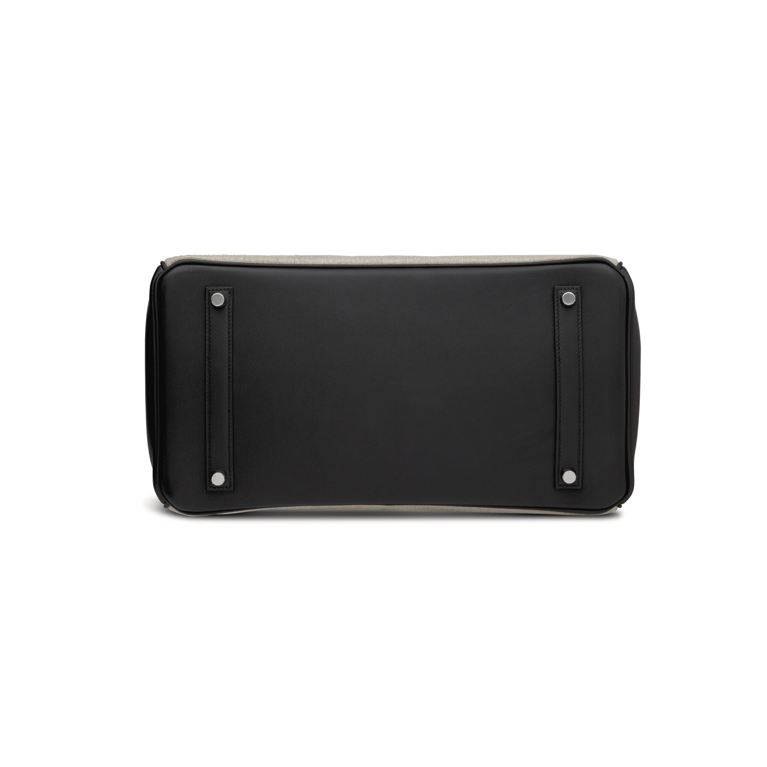 A LIMITED EDITION TOILE DE CAMP DÉCHAÎNÉE & BLACK SWIFT LEATHER BIRKIN 35 WITH PALLADIUM HARDWARE 5 A LIMITED EDITION TOILE DE CAMP DÉCHAÎNÉE & BLACK SWIFT LEATHER BIRKIN 35 WITH PALLADIUM HARDWARE - Image 5