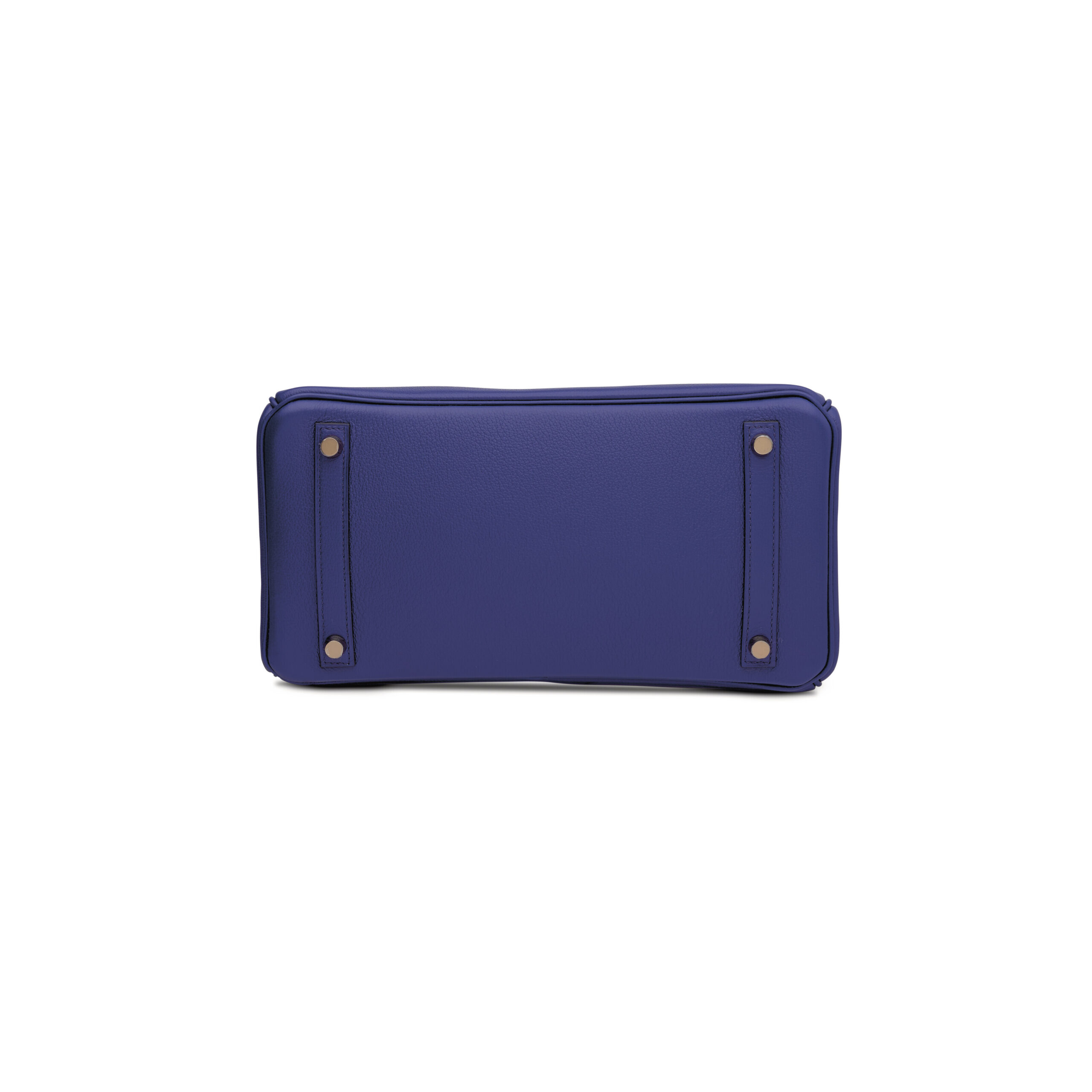 A LIMITED EDITION MATTE BLEU MARINE ALLIGATOR & BLEU SAPHIR NOVILLO LEATHER TOUCH BIRKIN 30 WITH ROSE GOLD HARDWARE - Image 3