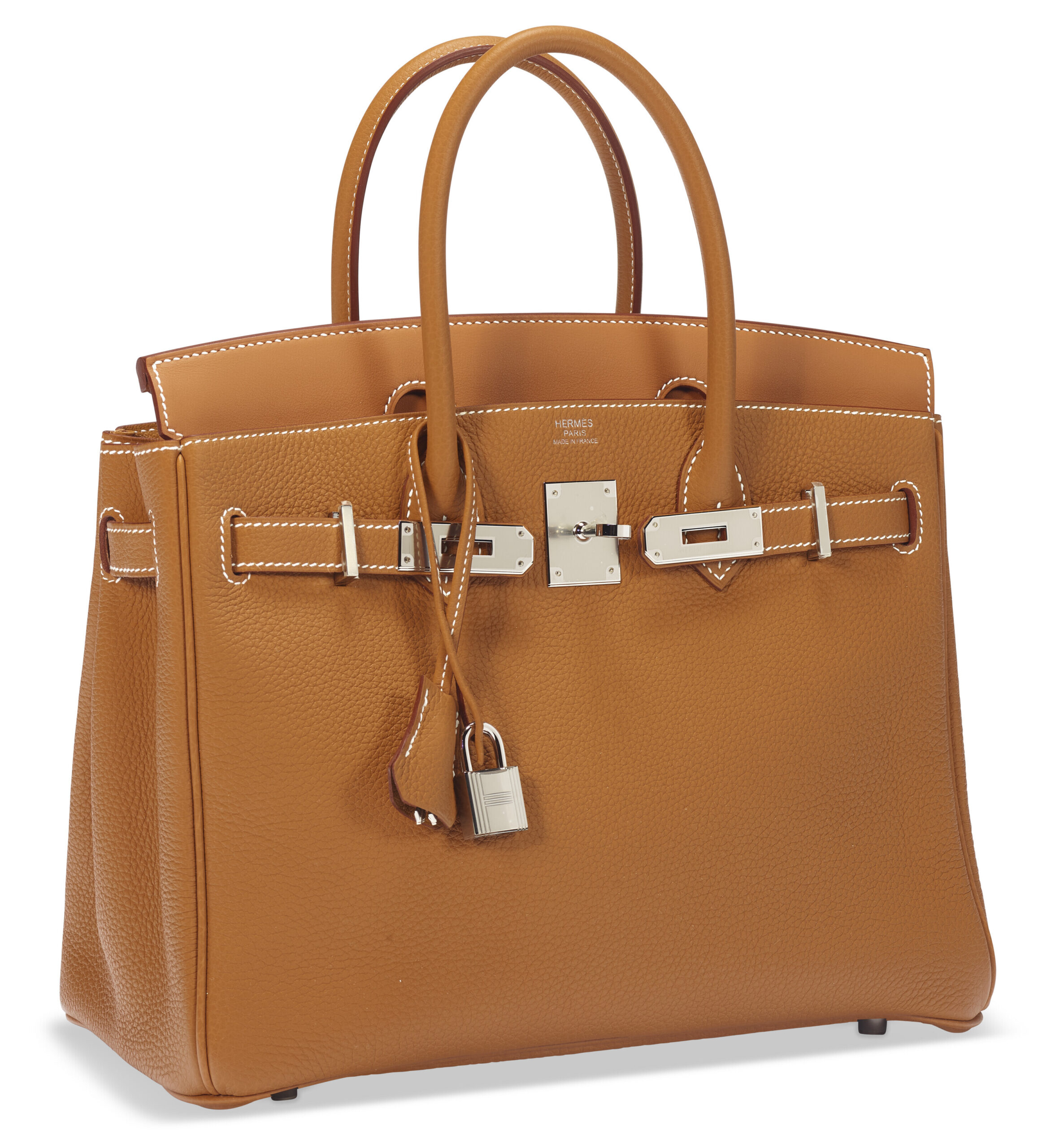 A LIMITED EDITION GOLD TOGO & SWIFT LEATHER AND TOILE H CANVAS 3 IN 1 BIRKIN 30 WITH PALLADIUM HARDWARE - Image 4