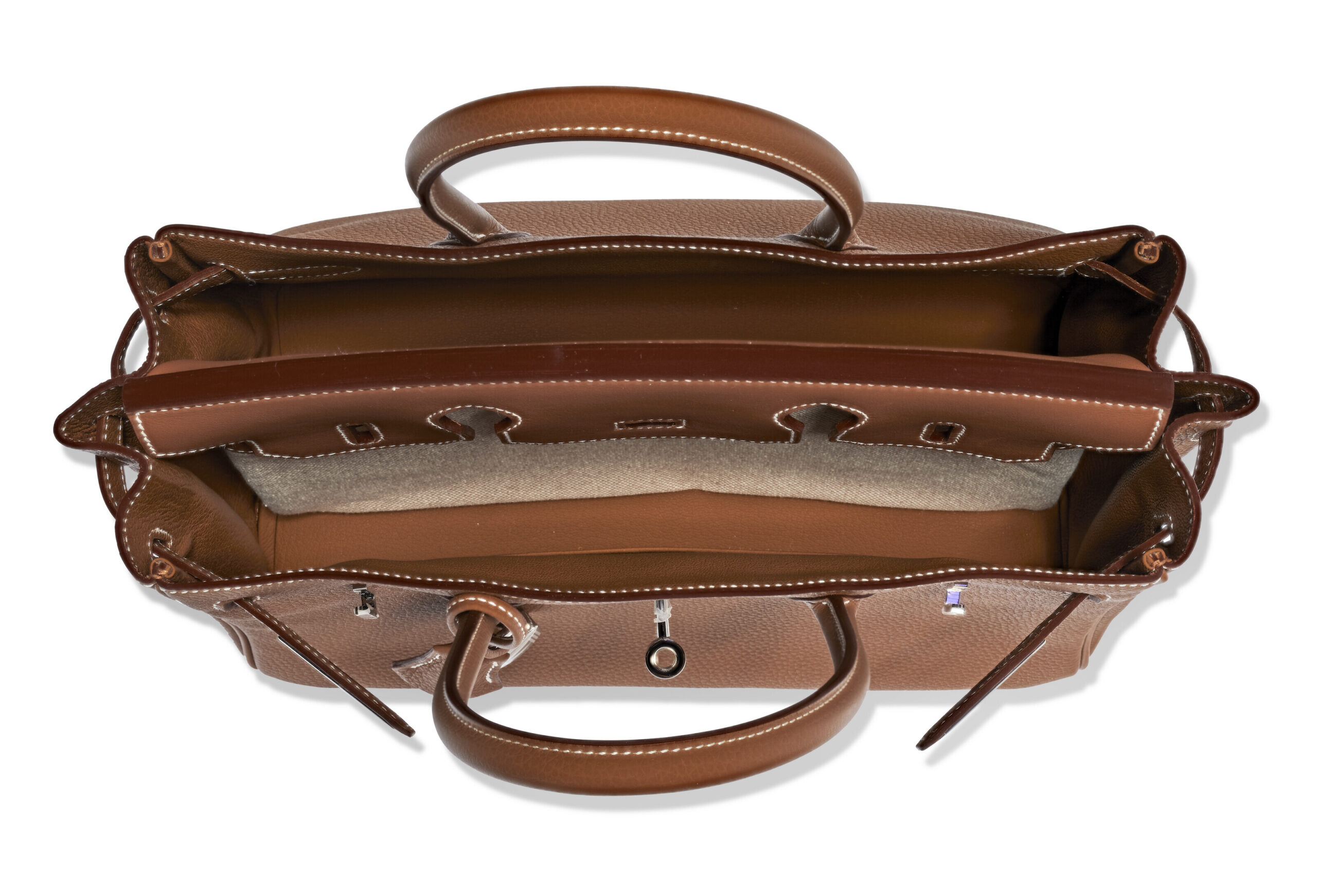 A LIMITED EDITION GOLD TOGO & SWIFT LEATHER AND TOILE H CANVAS 3 IN 1 BIRKIN 30 WITH PALLADIUM HARDWARE - Image 6