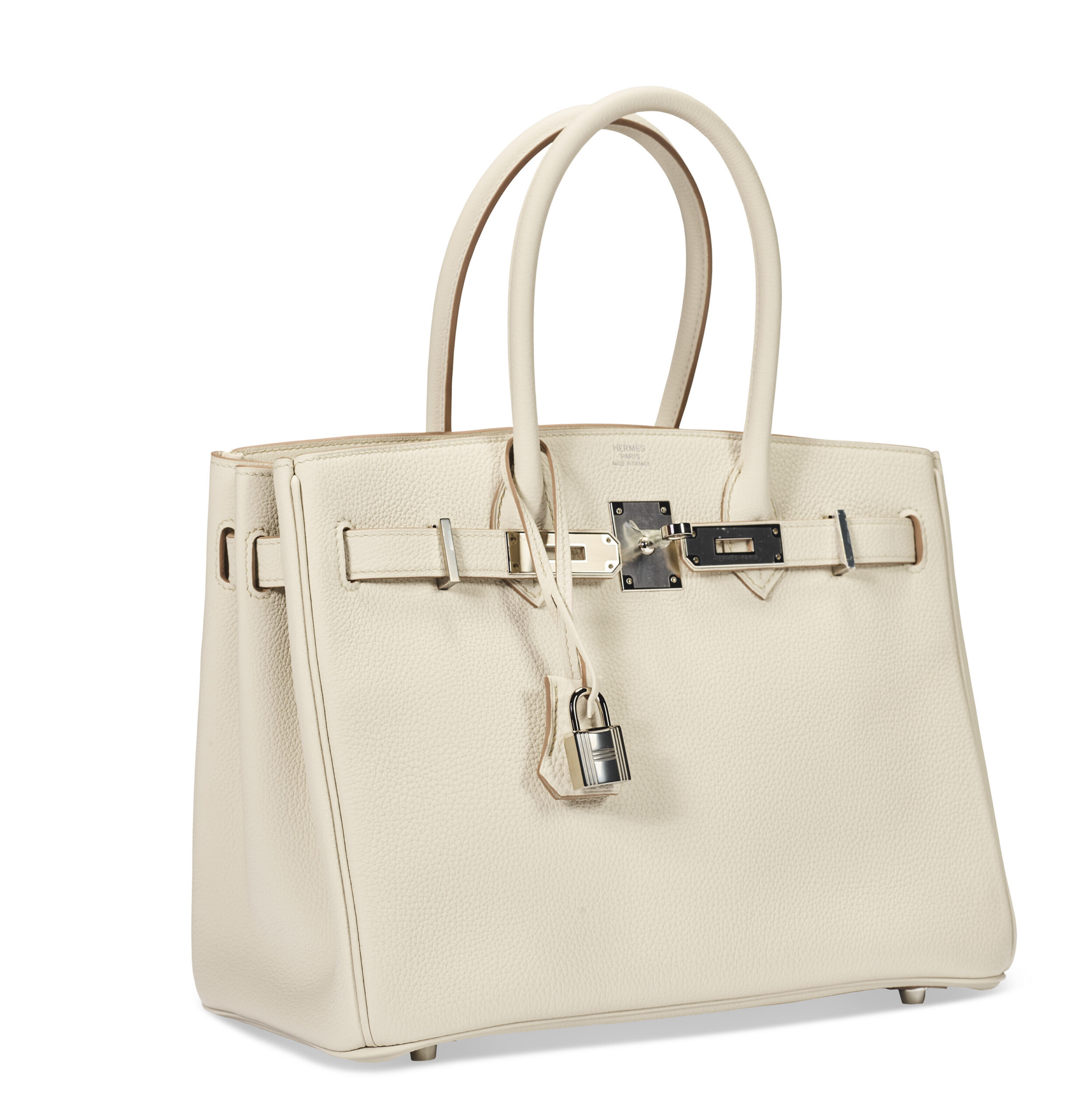 A LIMITED EDITION BETON TOGO & SWIFT LEATHER AND TOILE H CANVAS 3 IN 1 BIRKIN 30 WITH PALLADIUM HARDWARE 3 A LIMITED EDITION BETON TOGO & SWIFT LEATHER AND TOILE H CANVAS 3 IN 1 BIRKIN 30 WITH PALLADIUM HARDWARE - Image 3