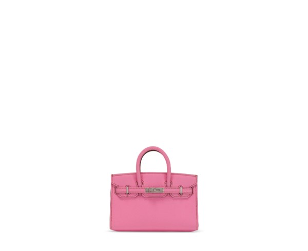 A LIMITED EDITION CANDY COLLECTION PINK 5P EPSOM LEATHER MICRO MINI BIRKIN WITH PALLADIUM HARDWARE 2 A LIMITED EDITION CANDY COLLECTION PINK 5P EPSOM LEATHER MICRO MINI BIRKIN WITH PALLADIUM HARDWARE - Image 2