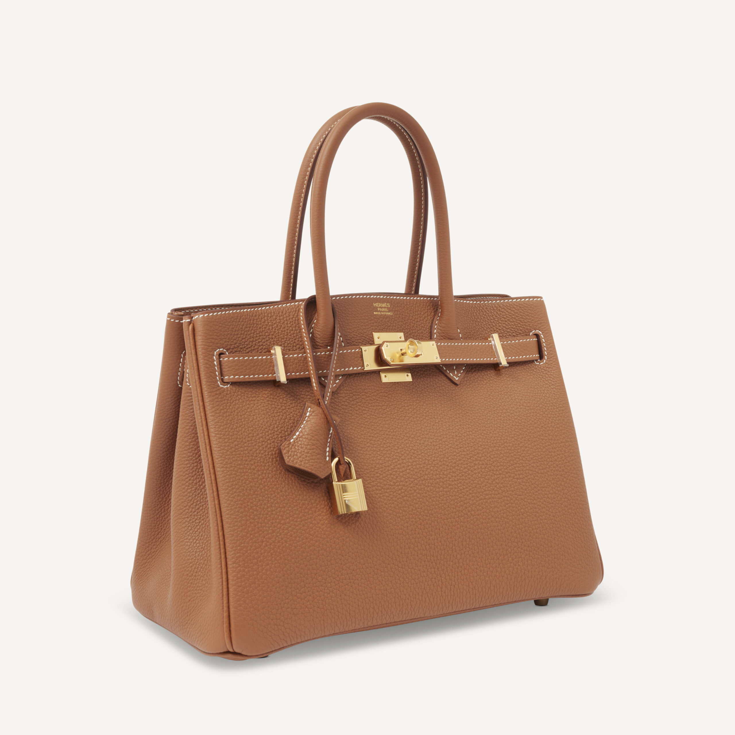 A LIMITED EDITION GOLD TOGO, SWIFT LEATHER AND TOILE H CANVAS 3 IN 1 BIRKIN 30 WITH GOLD HARDWARE 4 A LIMITED EDITION GOLD TOGO, SWIFT LEATHER AND TOILE H CANVAS 3 IN 1 BIRKIN 30 WITH GOLD HARDWARE - Image 4