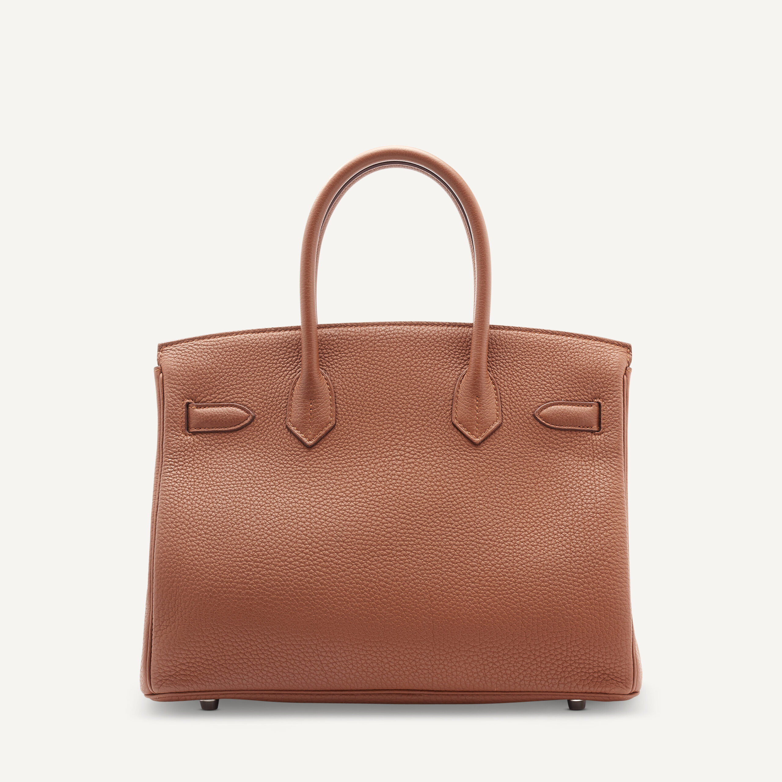 A LIMITED EDITION GOLD & AMBRE TOGO LEATHER OFFICIER BIRKIN 30 WITH PALLADIUM HARDWARE 4 A LIMITED EDITION GOLD & AMBRE TOGO LEATHER OFFICIER BIRKIN 30 WITH PALLADIUM HARDWARE - Image 4