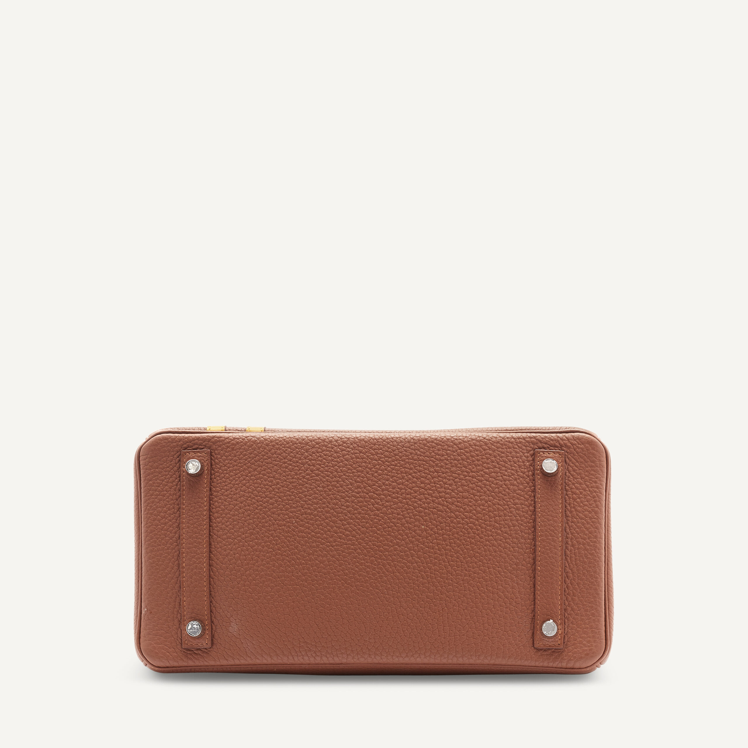 A LIMITED EDITION GOLD & AMBRE TOGO LEATHER OFFICIER BIRKIN 30 WITH PALLADIUM HARDWARE 5 A LIMITED EDITION GOLD & AMBRE TOGO LEATHER OFFICIER BIRKIN 30 WITH PALLADIUM HARDWARE - Image 5