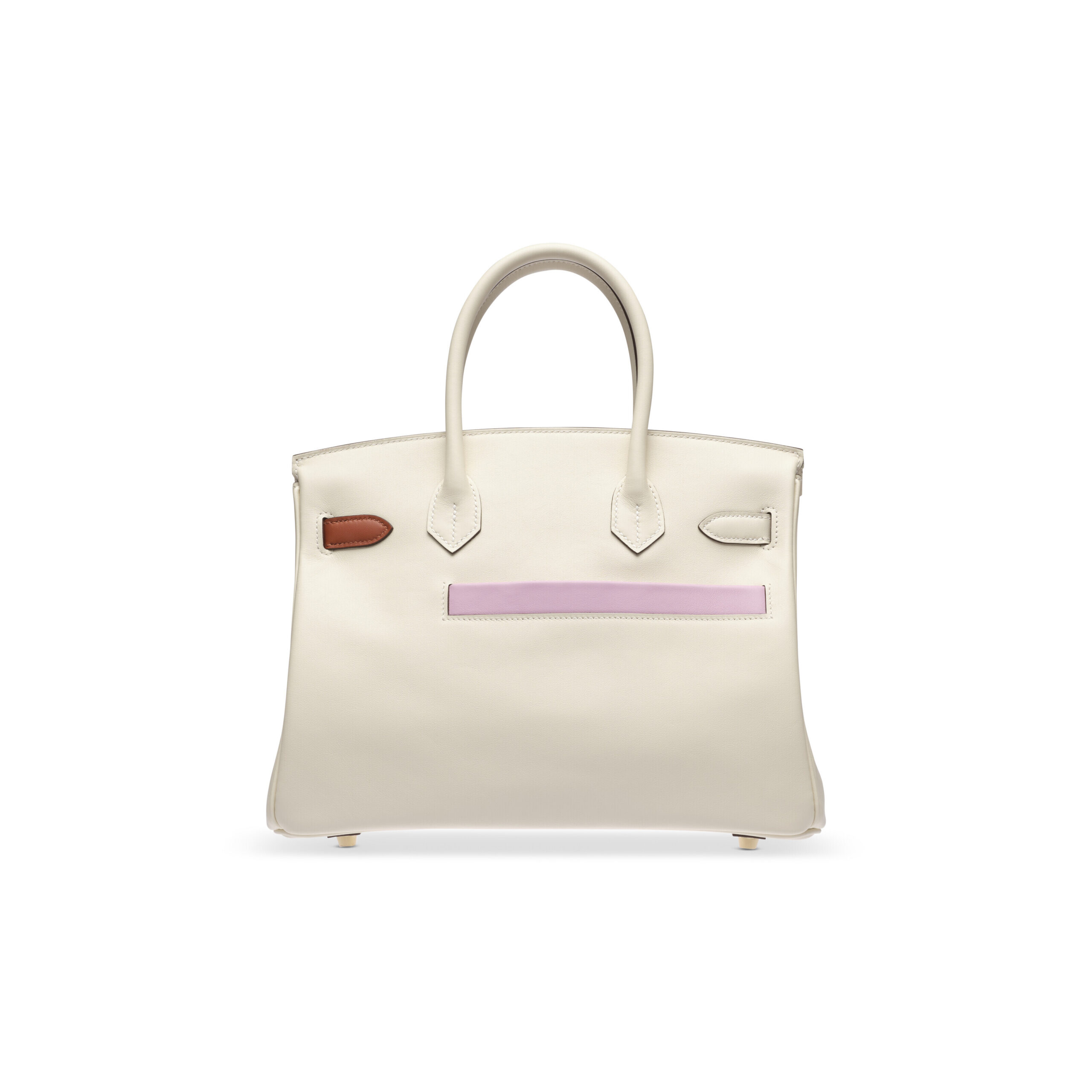 A LIMITED EDITION NATA, CHAI, CUIVRE, LIME & MAUVE SYLVESTRE SWIFT LEATHER COLORMATIC BIRKIN 30 WITH GOLD HARDWARE 2 A LIMITED EDITION NATA, CHAI, CUIVRE, LIME & MAUVE SYLVESTRE SWIFT LEATHER COLORMATIC BIRKIN 30 WITH GOLD HARDWARE - Image 2