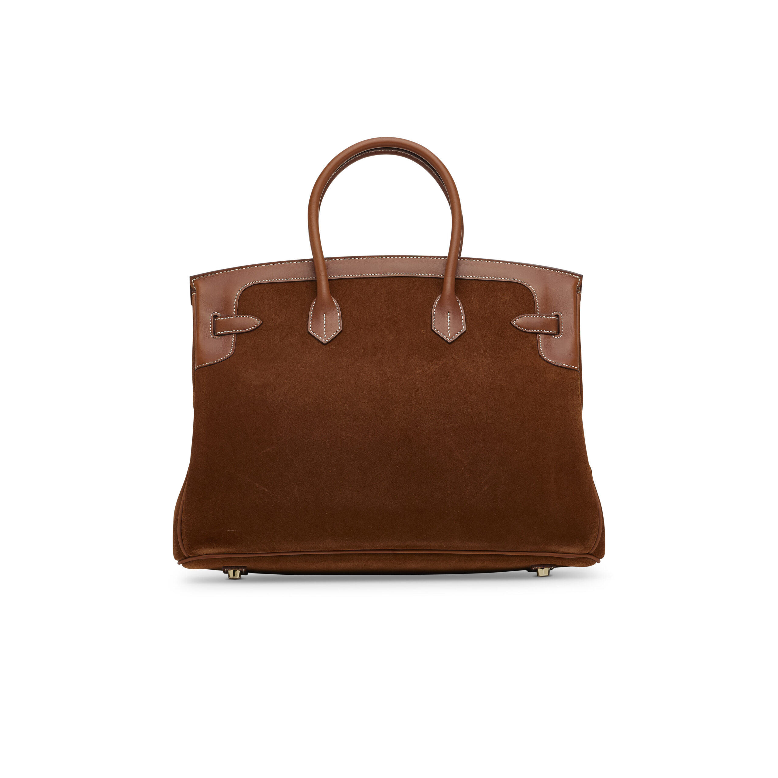 A LIMITED EDITION NATUREL BARÉNIA LEATHER & FAUVE VEAU DOBLIS GRIZZLY BIRKIN 35 WITH PERMABRASS HARDWARE 6 A LIMITED EDITION NATUREL BARÉNIA LEATHER & FAUVE VEAU DOBLIS GRIZZLY BIRKIN 35 WITH PERMABRASS HARDWARE - Image 6