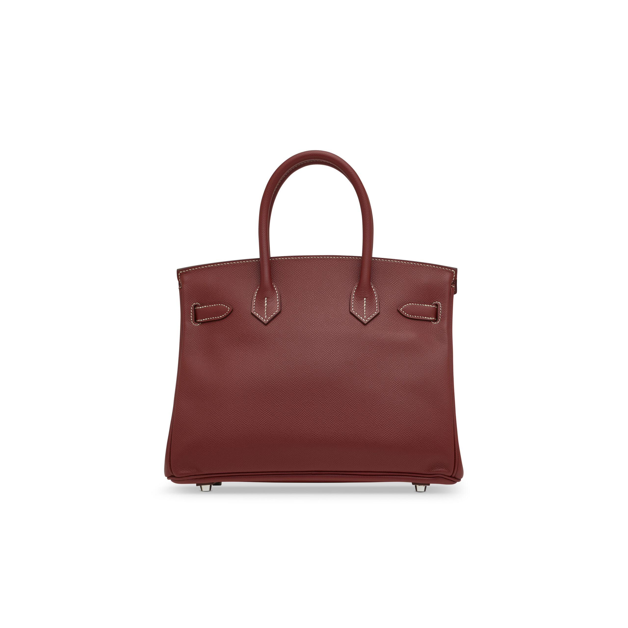 A LIMITED EDITION BRIQUE & ORANGE EPSOM LEATHER CANDY BIRKIN 30 WITH PALLADIUM HARDWARE 4 A LIMITED EDITION BRIQUE & ORANGE EPSOM LEATHER CANDY BIRKIN 30 WITH PALLADIUM HARDWARE - Image 4