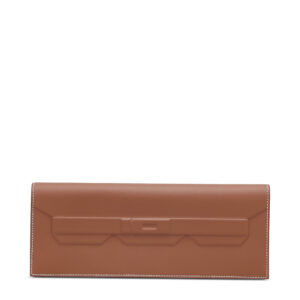 A LIMITED EDITION GOLD SWIFT LEATHER SHADOW BIRKIN CUT