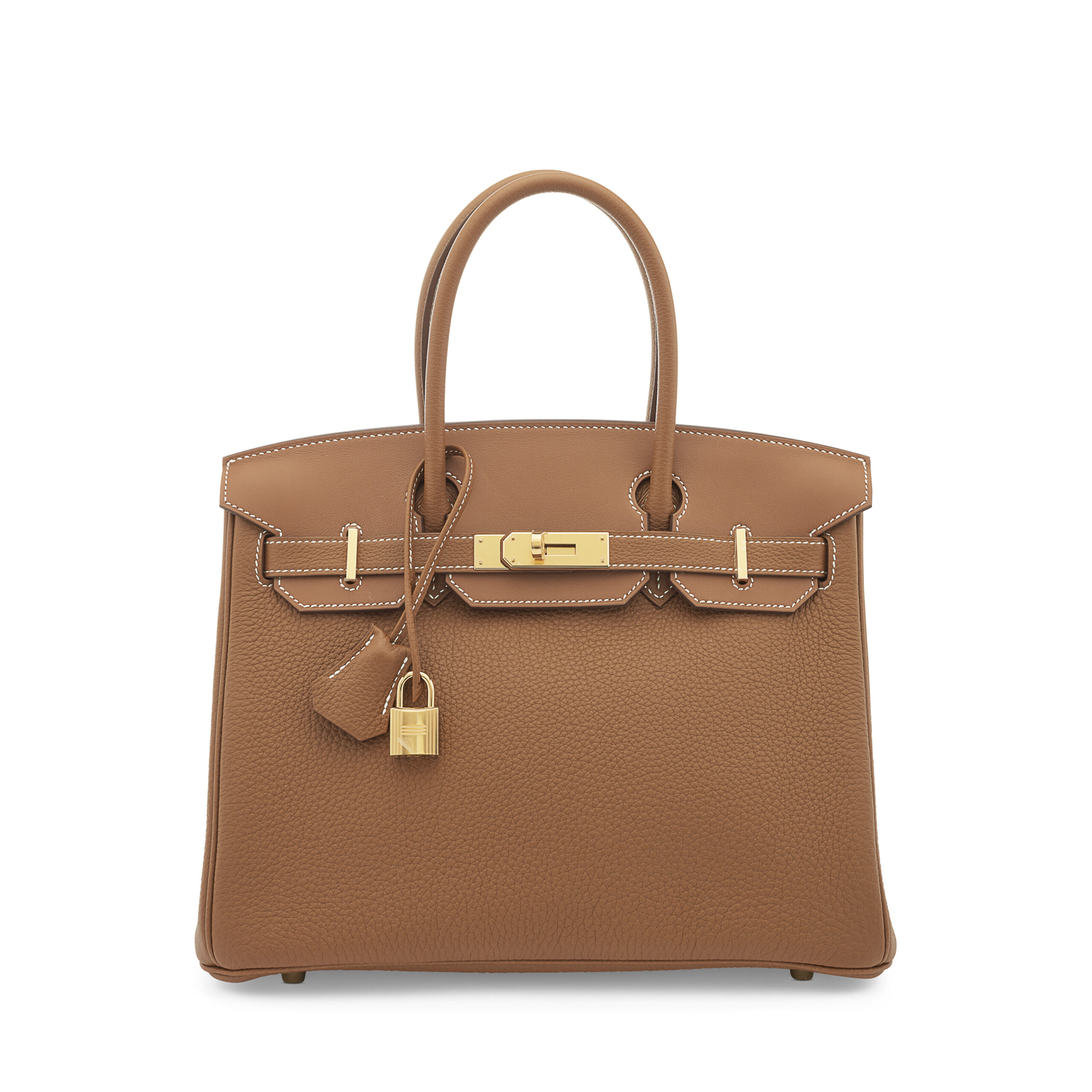 A LIMITED EDITION GOLD TOGO, SWIFT LEATHER & TOILE H 3 IN 1 BIRKIN 30 WITH GOLD HARDWARE - Image 6
