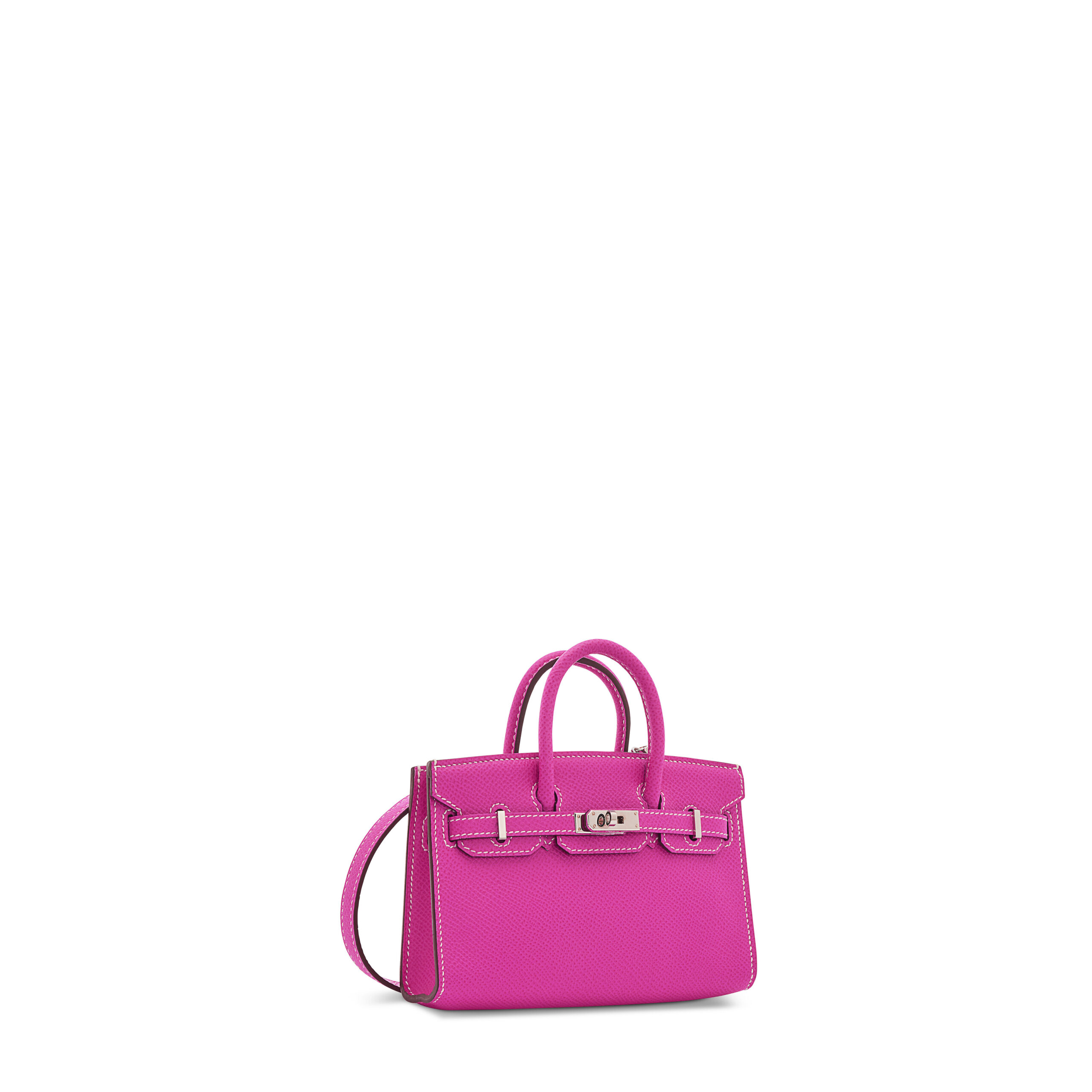 A LIMITED EDITION ROSE TYRIEN EPSOM LEATHER TINY CANDY BIRKIN WITH PALLADIUM HARDWARE 3 A LIMITED EDITION ROSE TYRIEN EPSOM LEATHER TINY CANDY BIRKIN WITH PALLADIUM HARDWARE - Image 3