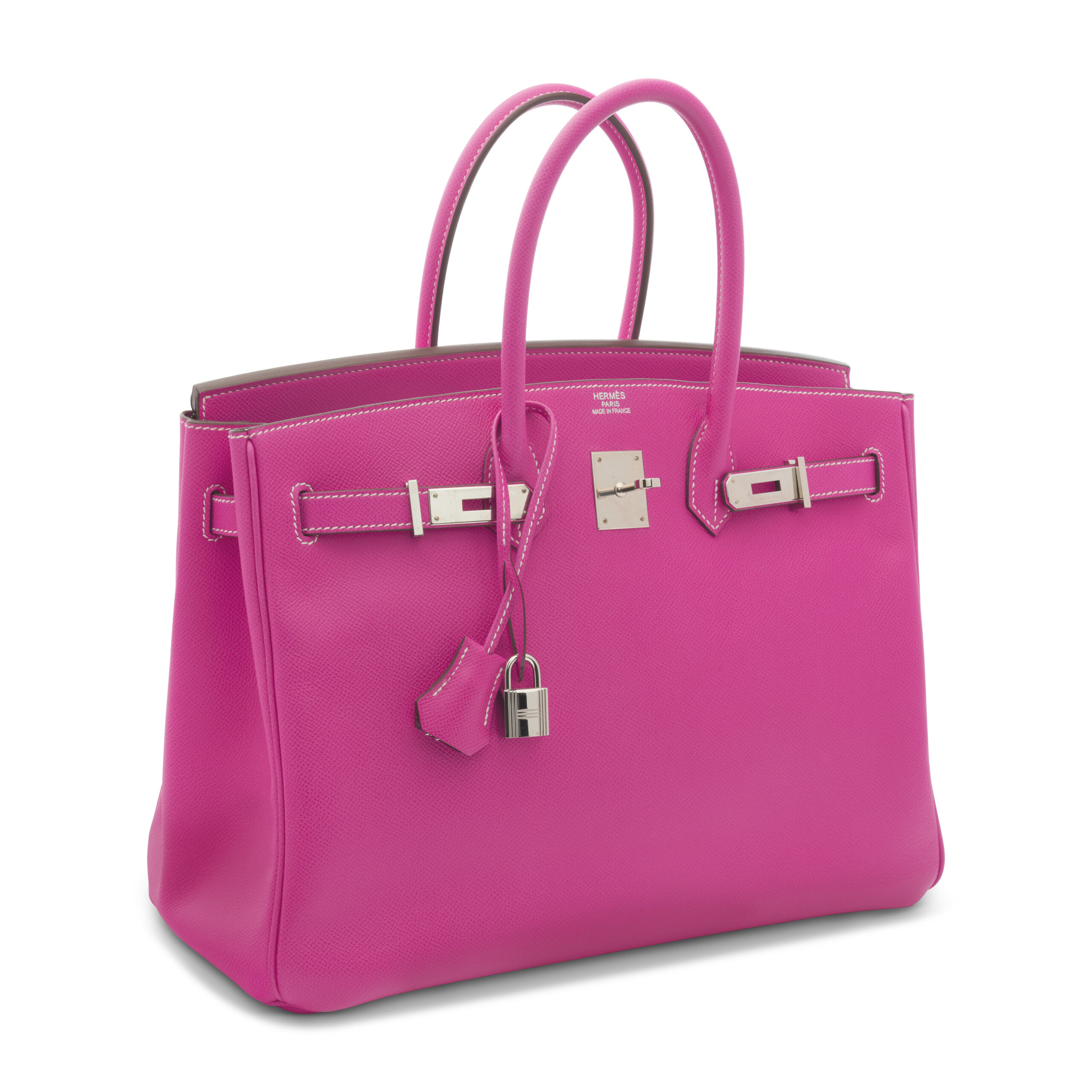 A LIMITED EDITION ROSE TYRIEN & RUBIS EPSOM LEATHER CANDY BIRKIN 35 WITH PALLADIUM HARDWARE 5 A LIMITED EDITION ROSE TYRIEN & RUBIS EPSOM LEATHER CANDY BIRKIN 35 WITH PALLADIUM HARDWARE - Image 5