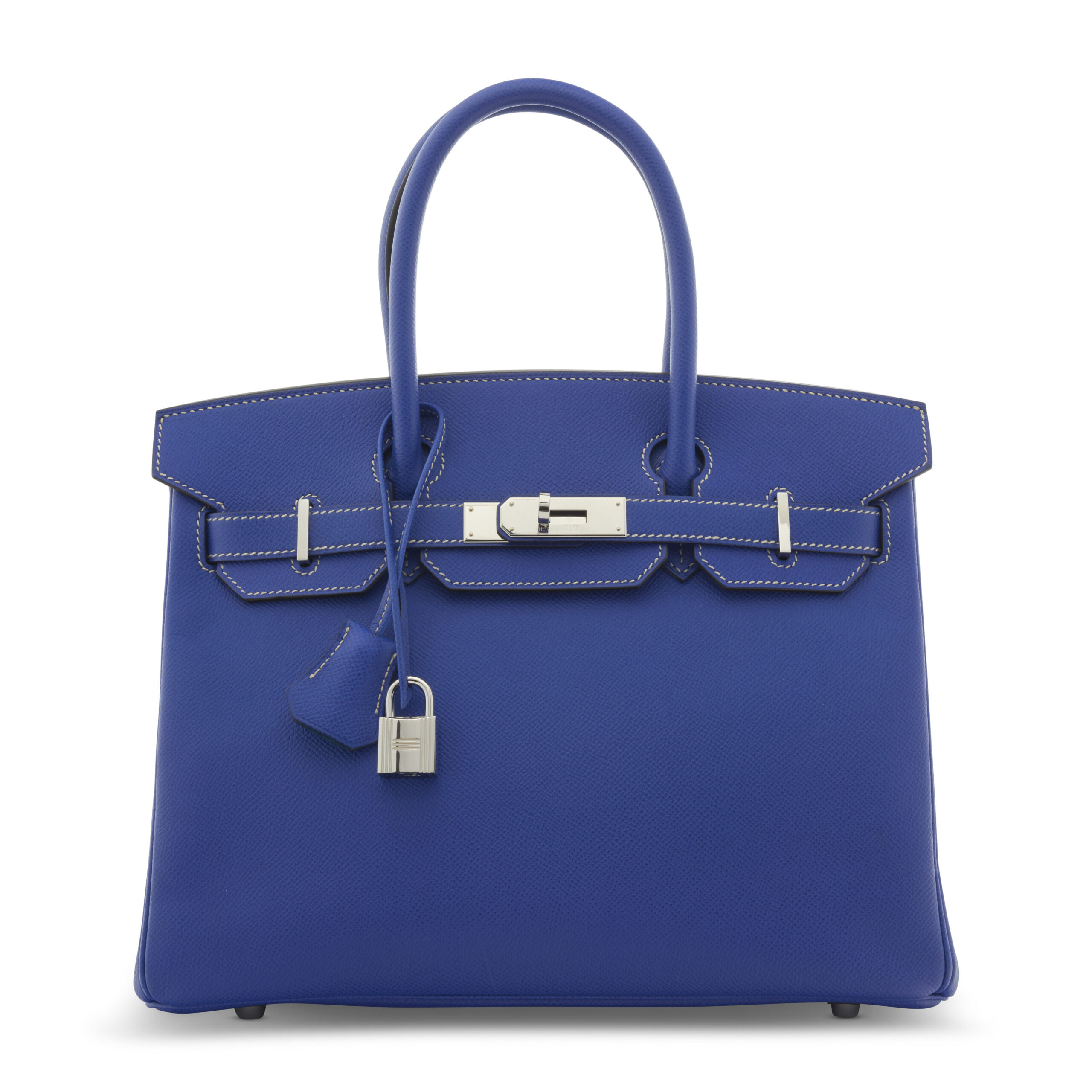 A LIMITED EDITION BLEU ÉLECTRIQUE & MYKONOS EPSOM LEATHER CANDY BIRKIN 30 WITH PALLADIUM HARDWARE 2 A LIMITED EDITION BLEU ÉLECTRIQUE & MYKONOS EPSOM LEATHER CANDY BIRKIN 30 WITH PALLADIUM HARDWARE - Image 2