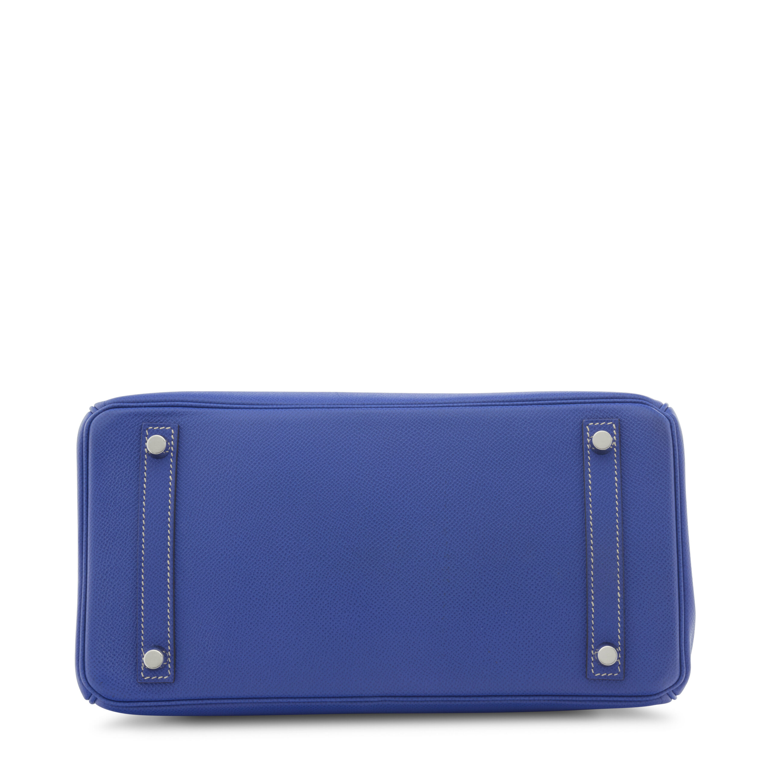 A LIMITED EDITION BLEU ÉLECTRIQUE & MYKONOS EPSOM LEATHER CANDY BIRKIN 30 WITH PALLADIUM HARDWARE 4 A LIMITED EDITION BLEU ÉLECTRIQUE & MYKONOS EPSOM LEATHER CANDY BIRKIN 30 WITH PALLADIUM HARDWARE - Image 4