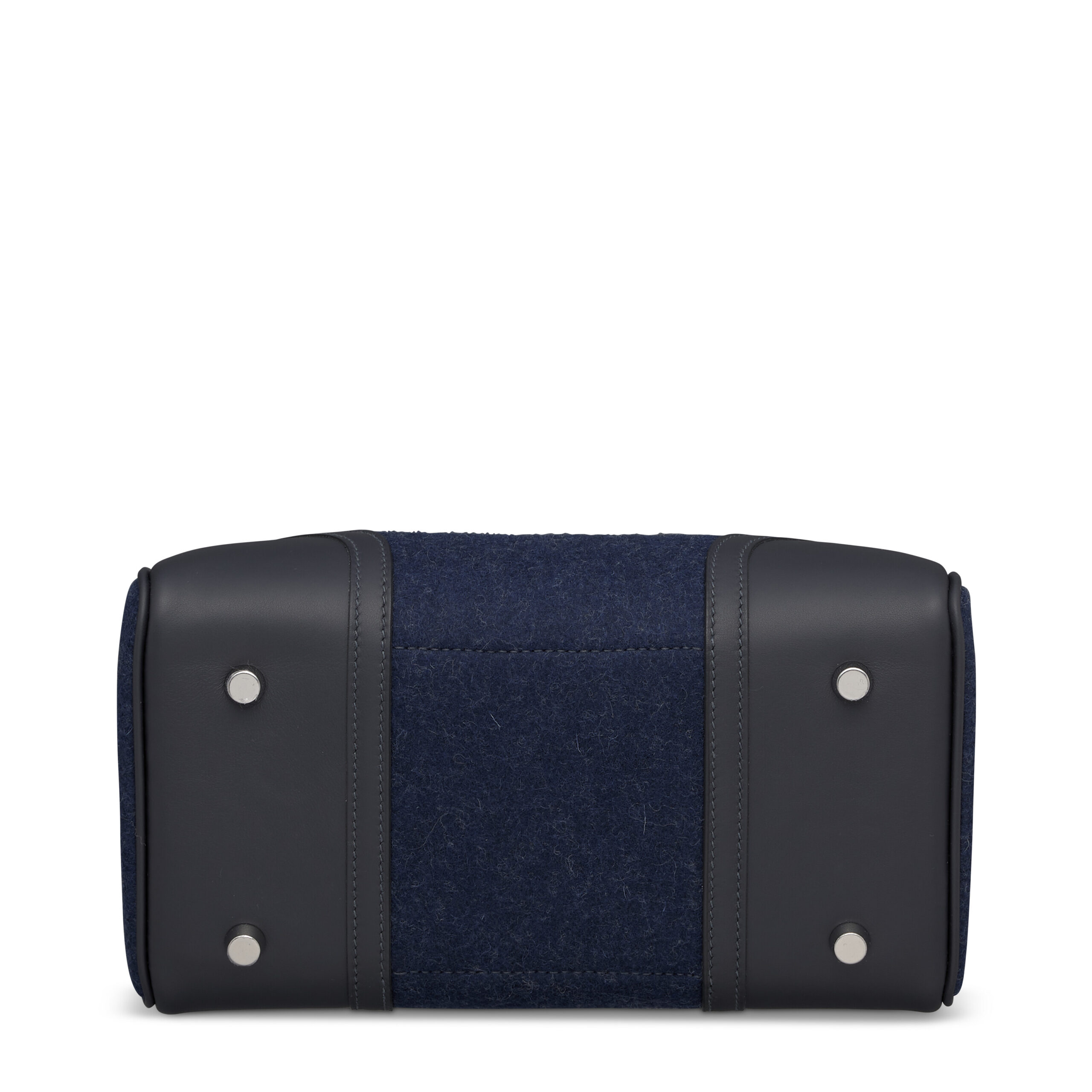 A LIMITED EDITION CABAN, BLEU NUIT SWIFT LEATHER & FEUTRE, NEW WHITE MILO LAMBSKIN GO TEAM BIRKIN 25 WITH PALLADIUM HARDWARE - Image 5