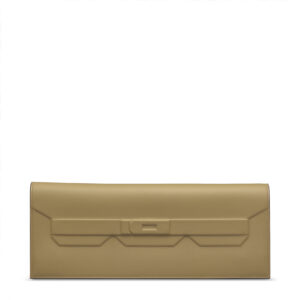 A LIMITED EDITION BEIGE MARFA SWIFT LEATHER SHADOW BIRKIN CUT