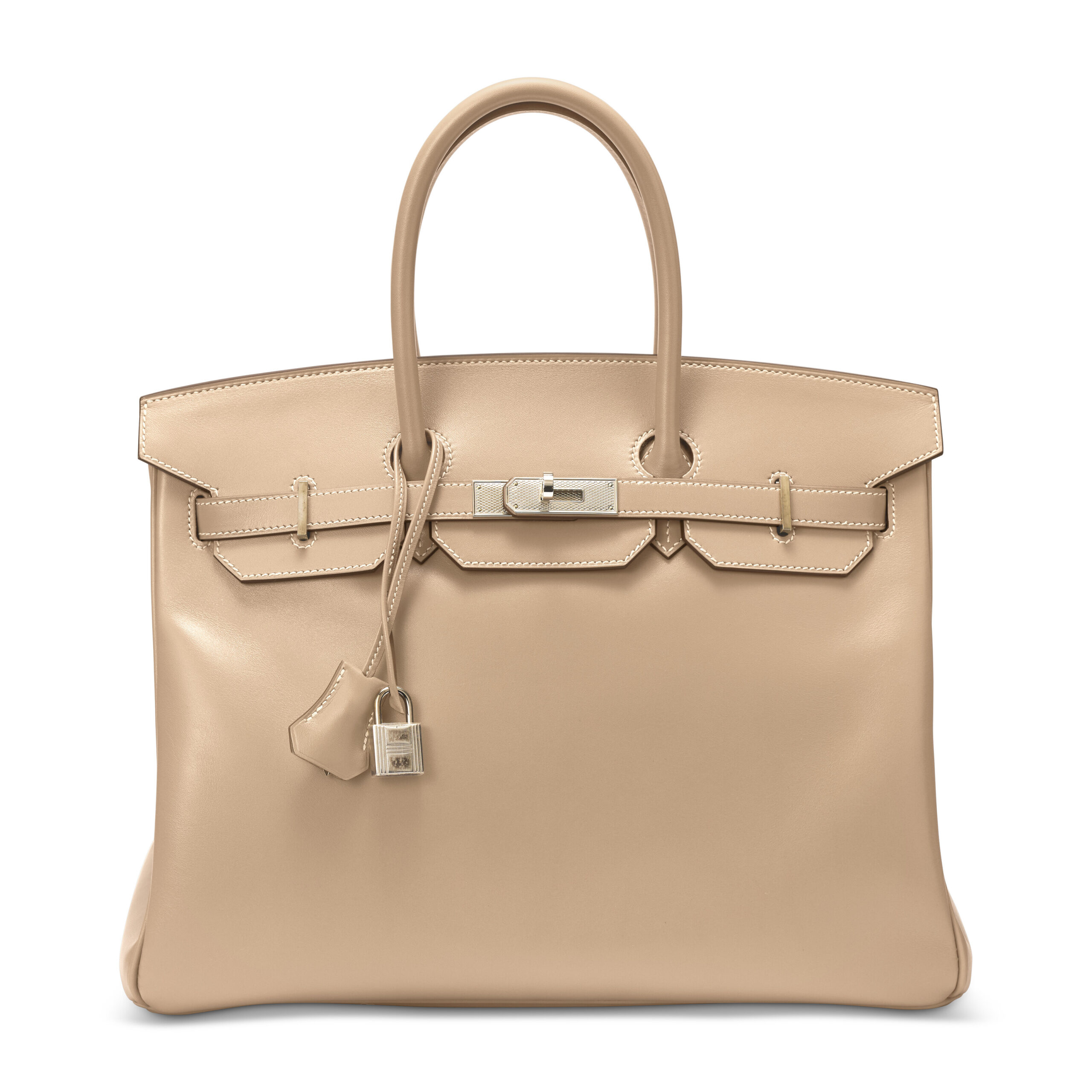 A LIMITED EDITION ARGILE TADELAKT LEATHER BIRKIN 35 WITH GUILLOCHÉ HARDWARE - Image 2